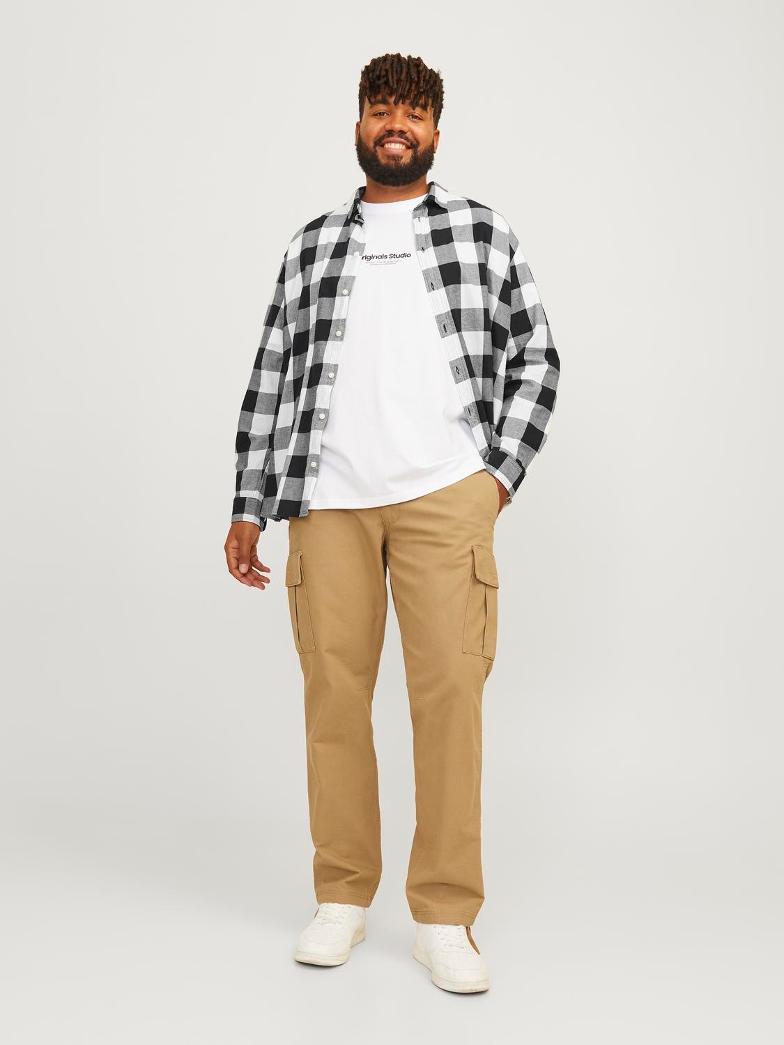Jack & Jones PlusSize Karohemd »JJEGINGHAM TWILL SHIRT L/S NOOS PLS«
