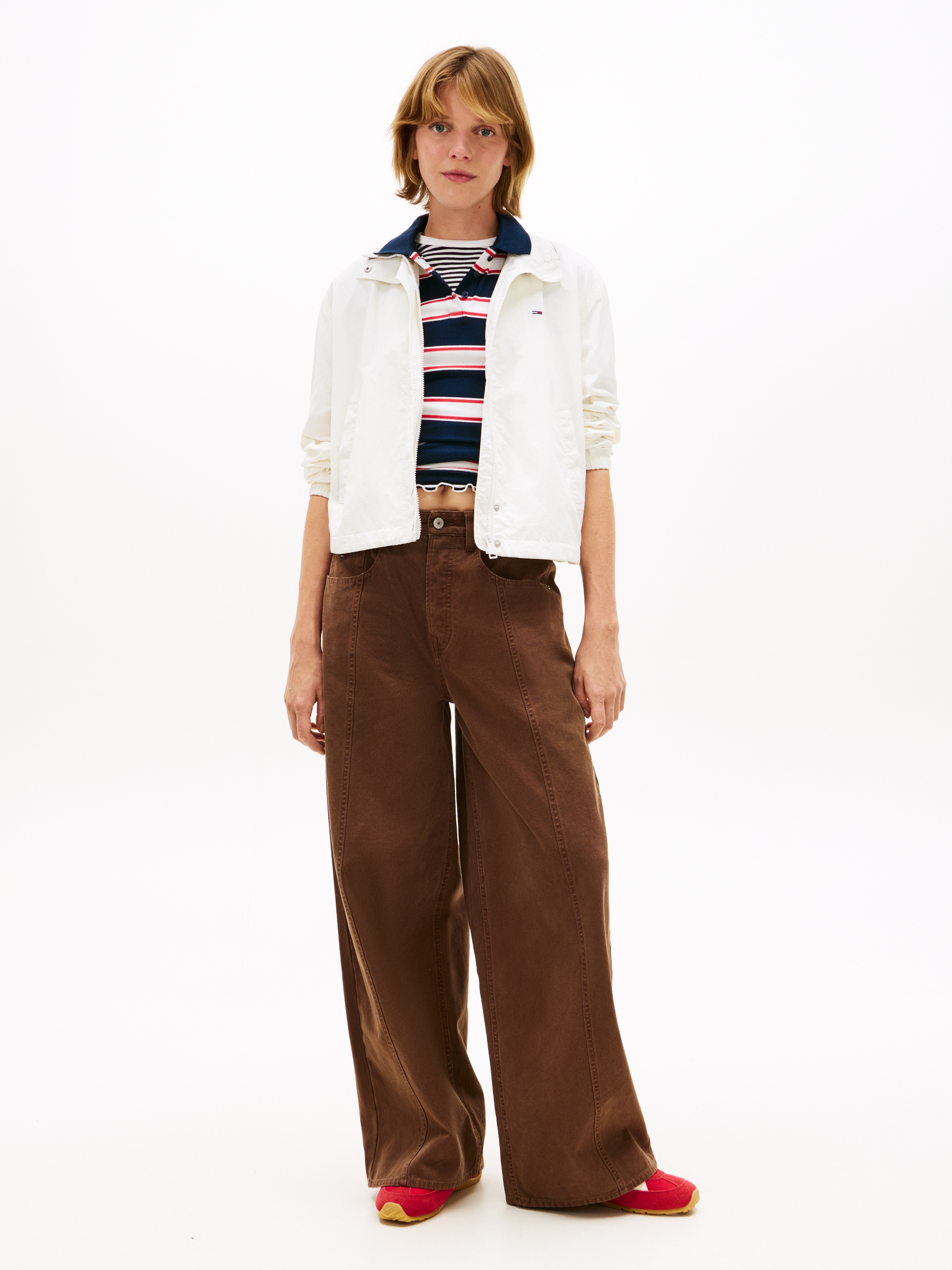 Tommy Jeans Outdoorjacke »TJW ESSENTIAL JACKET EXT« mit kontrastfarbenem Einsatz