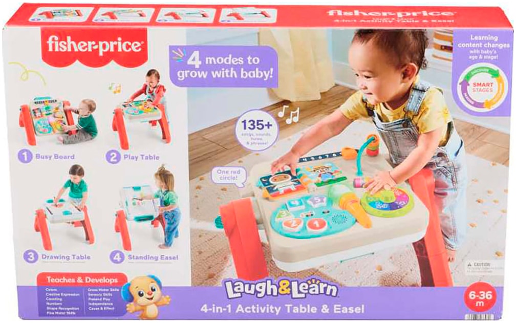 Fisher-Price® Spieltisch »4-in-1 Spiel- & Maltisch (D, F, E, I, DU)«