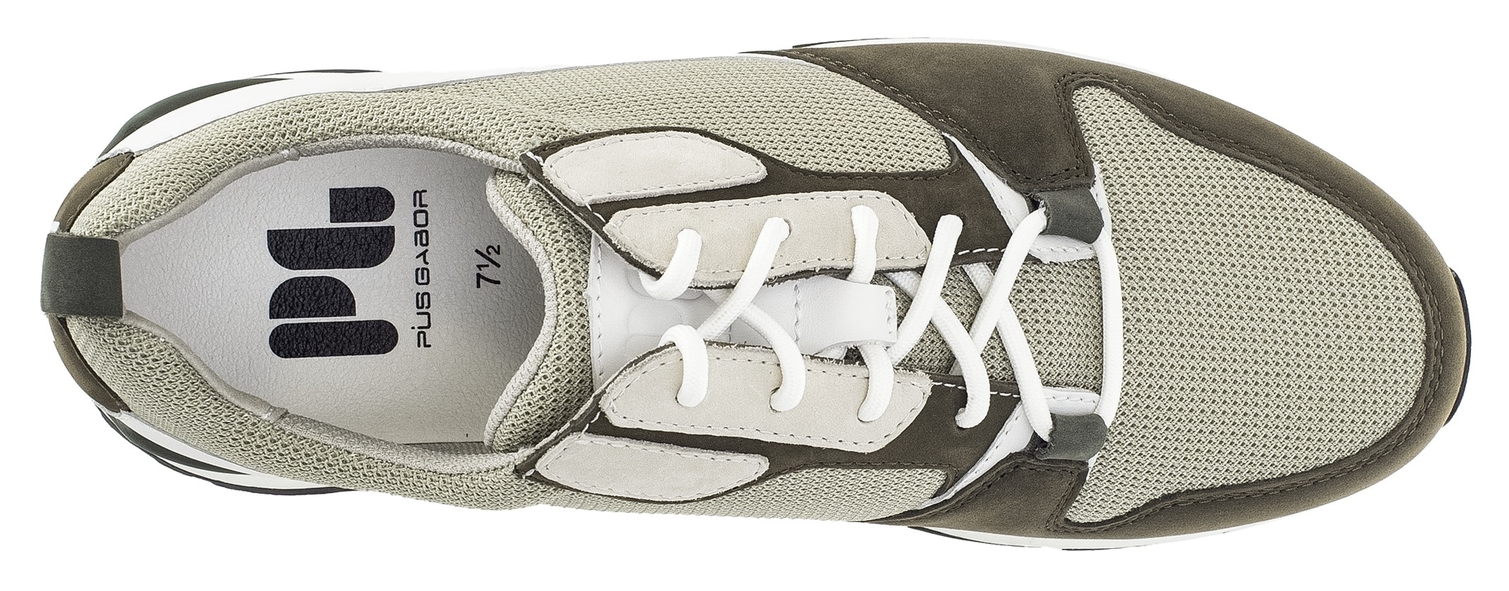 Pius Gabor Sneaker, Freizeitschuh, Halbschuh, Komfortschuh, Schnürer in Weite G