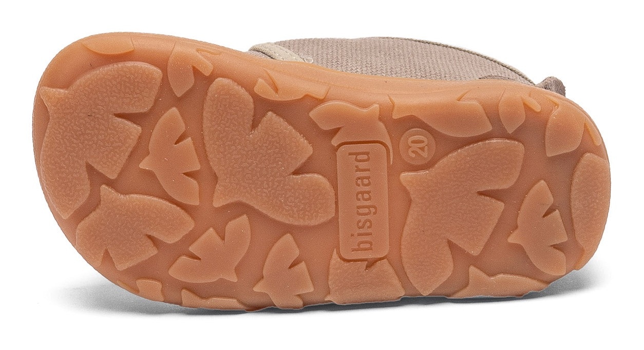 Bisgaard Hausschuh »barefoot basic Weite: normal«, Barfußschuh, Babyschuh mit Klett, Größenschablone zum Download