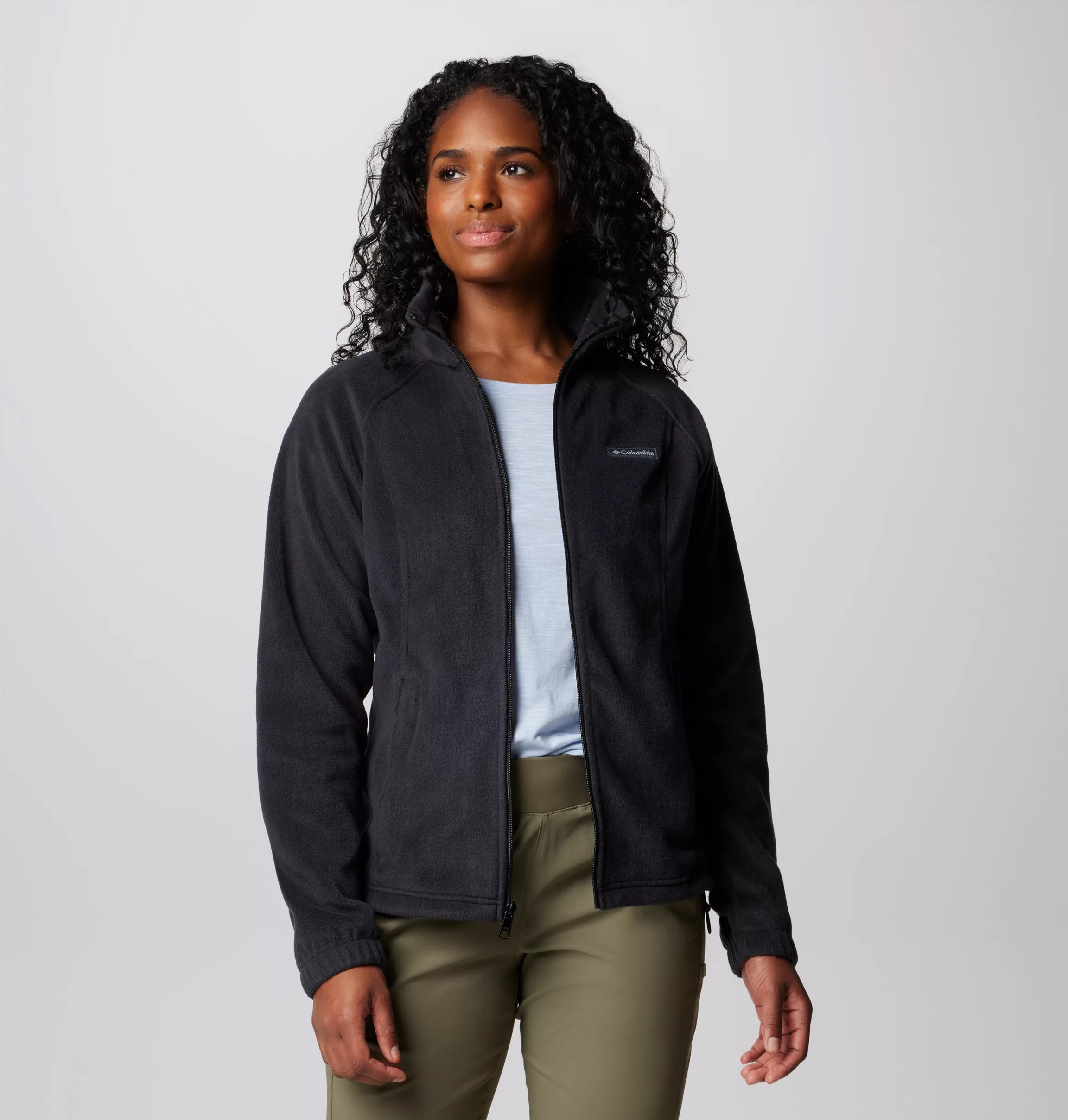 Columbia Fleecejacke »Benton Springs™« sportlicher Stil, klassischer Schnitt, innenliegender Kordelzug
