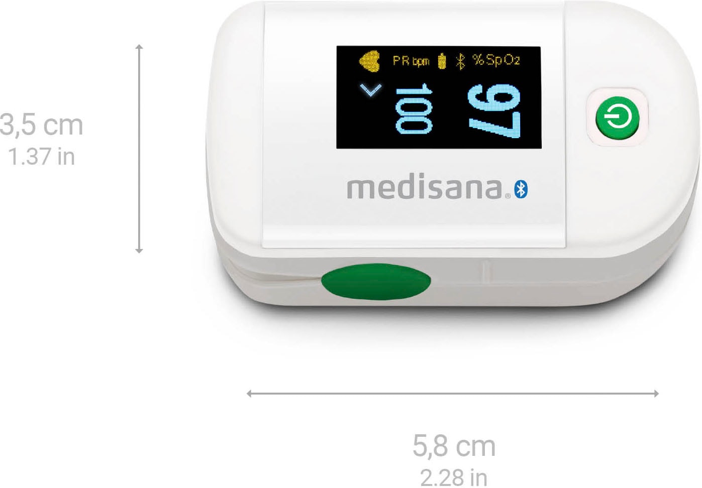 Medisana Pulsoximeter »PM 100«, Connect, Bluethooth