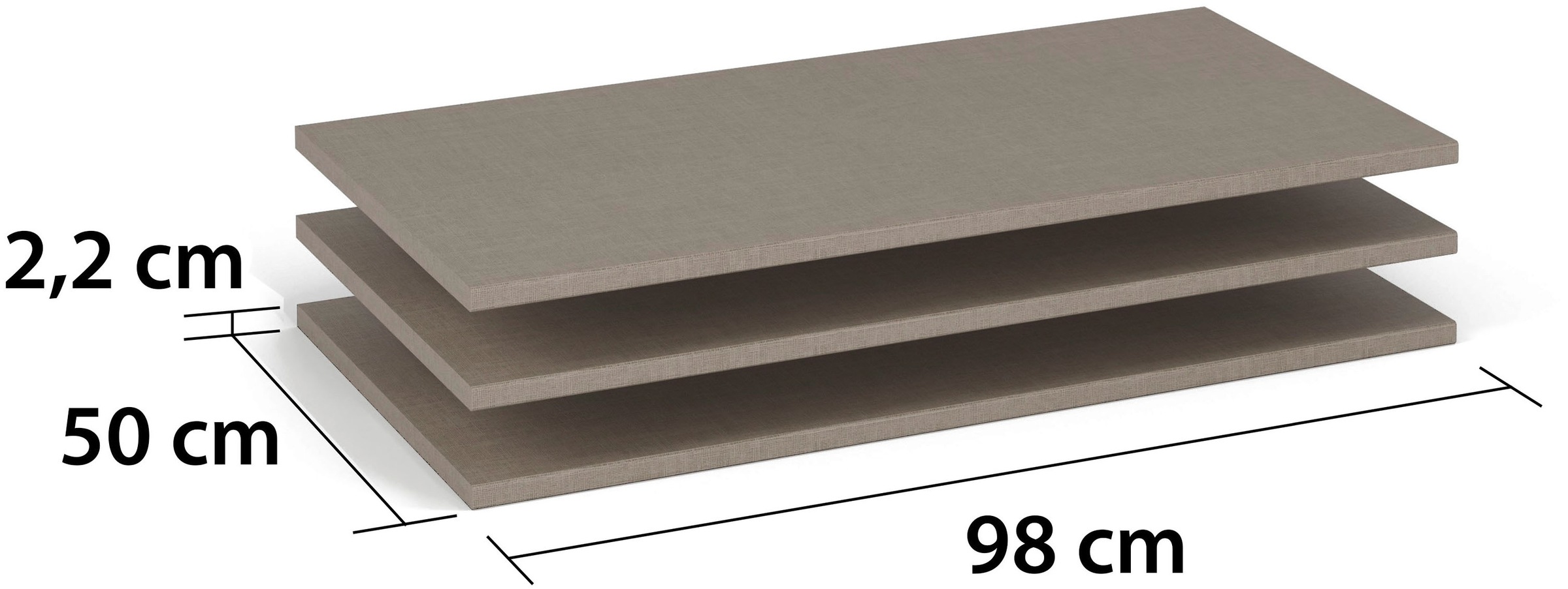 rauch Einlegeboden »Rauch Stauraum-Erweiterung für Drehtürenschränke« Mehr Platz im Kleiderschrank: 98 cm Einlegeboden von Rauch