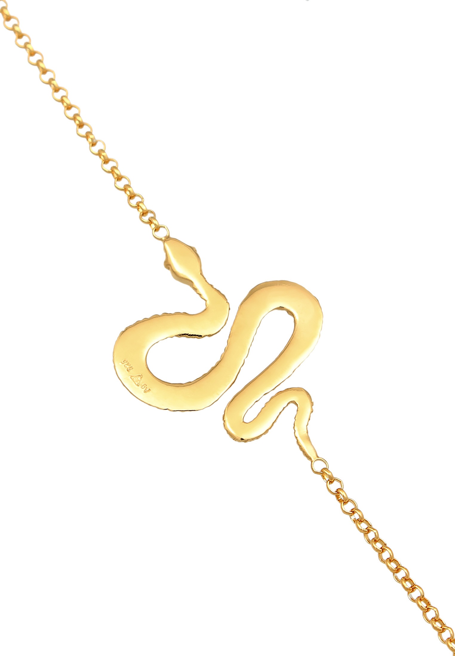 Elli Armkette »Armband Schlange Snake Modisch 925 Silber«