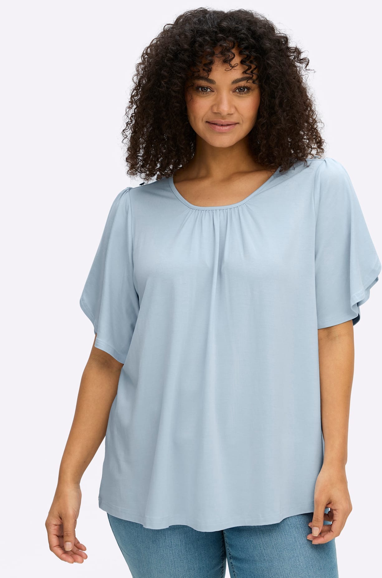 Sheego Rundhalsshirt »Shirt« 1