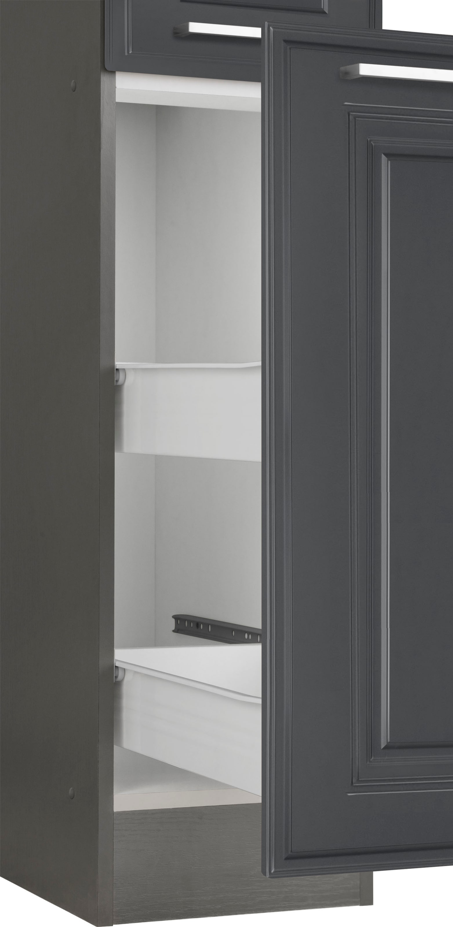 KOCHSTATION Apothekerschrank »KS-Stockholm« hochwertige MDF-Fronten, 200 cm hoch, viel Stauraum