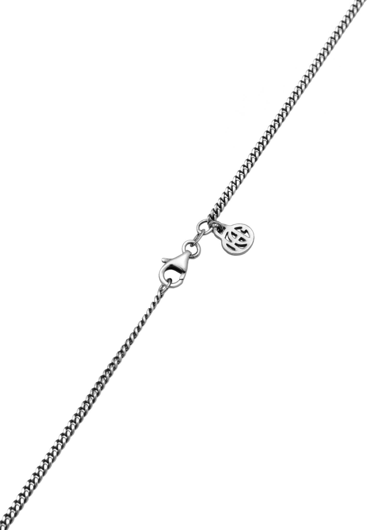 HAZE & GLORY Kette mit Anhänger »Halskette Gebetskette Plättchen 925 Silber«