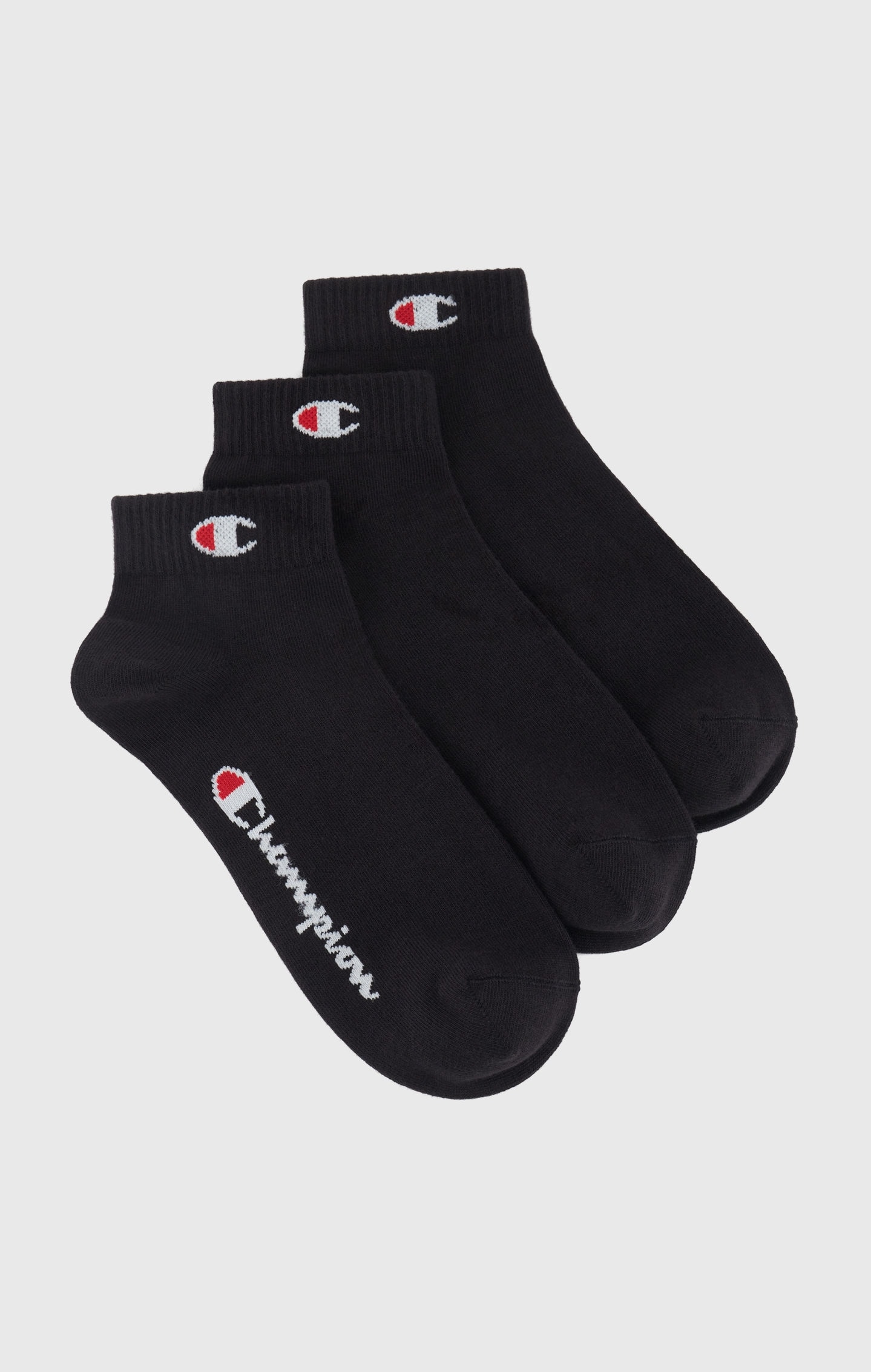 Champion Kurzsocken »3 Pack Quarter Socks« 3 Paar tlg. für sportive Aktivitäten, sportlicher Stil