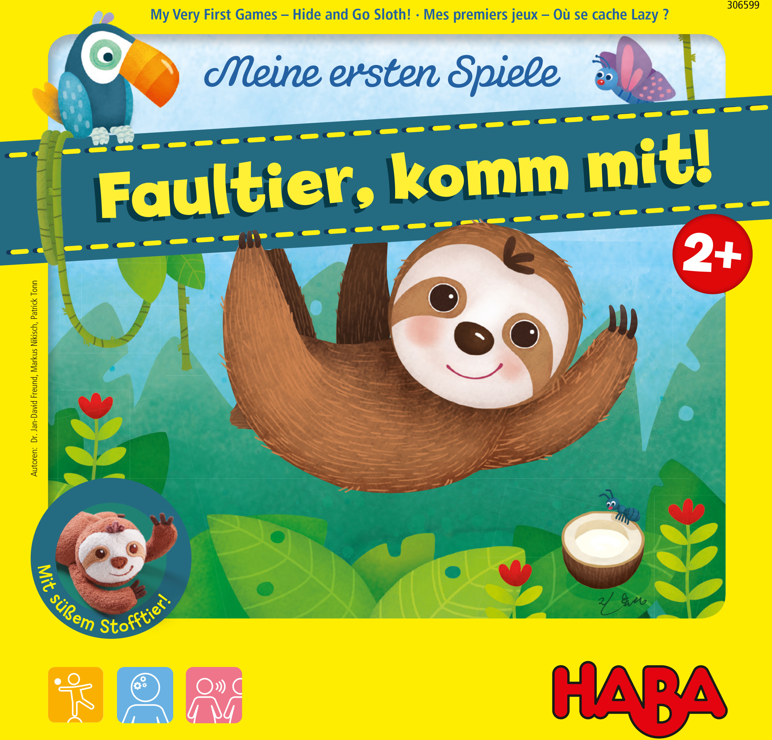 Spielesammlung »Holzspielzeug, Meine ersten Spiele, Faultier, komm mit!«