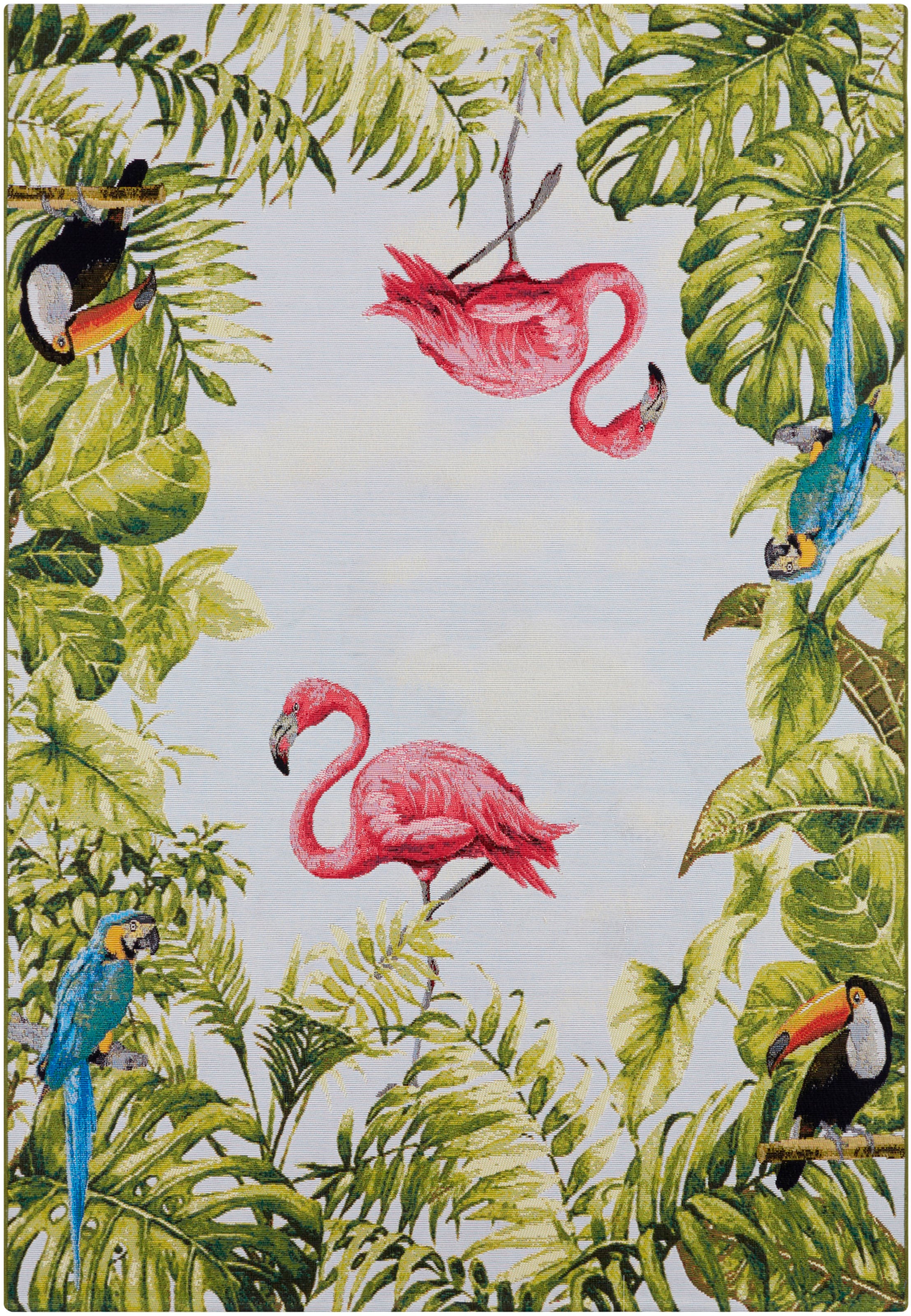 Outdoorteppich »Tropical Birds«, rechteckig, 3 mm Höhe, In-& Outdoor, Teppich,...