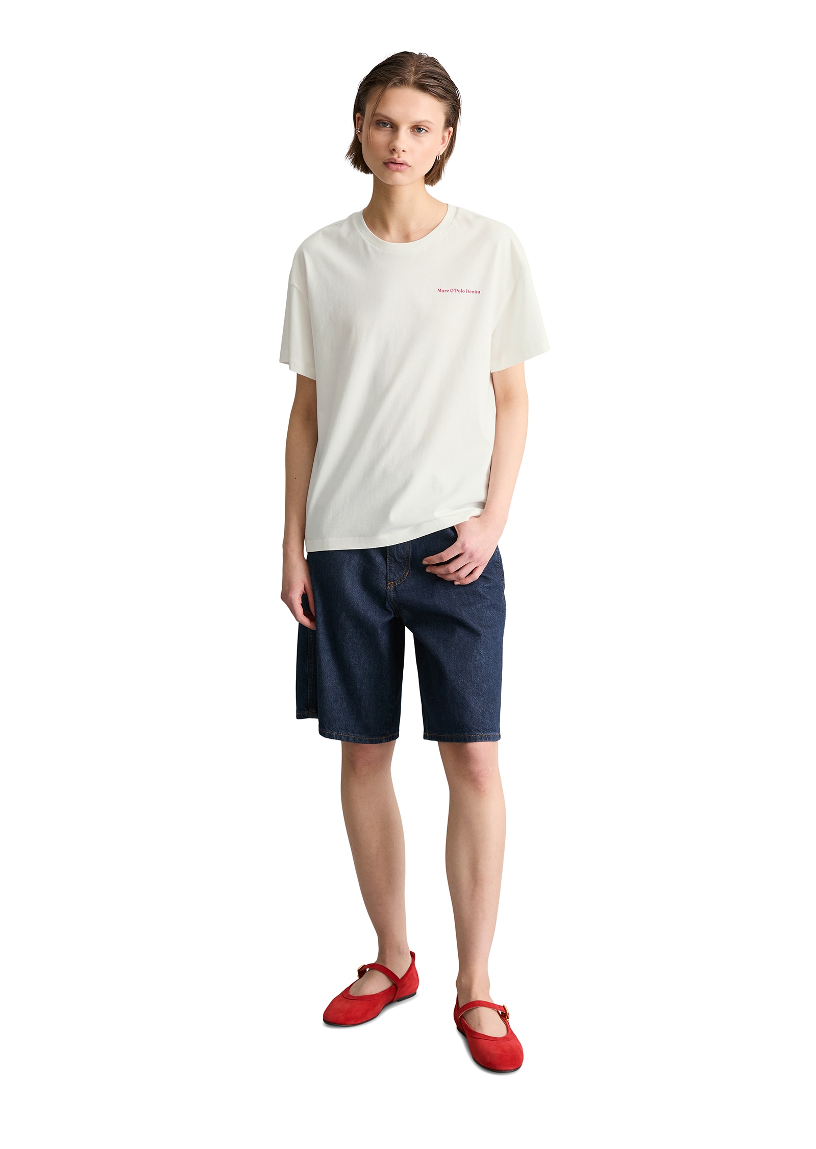 Marc O'Polo DENIM T-Shirt »relaxed aus Basic Single Jersey«