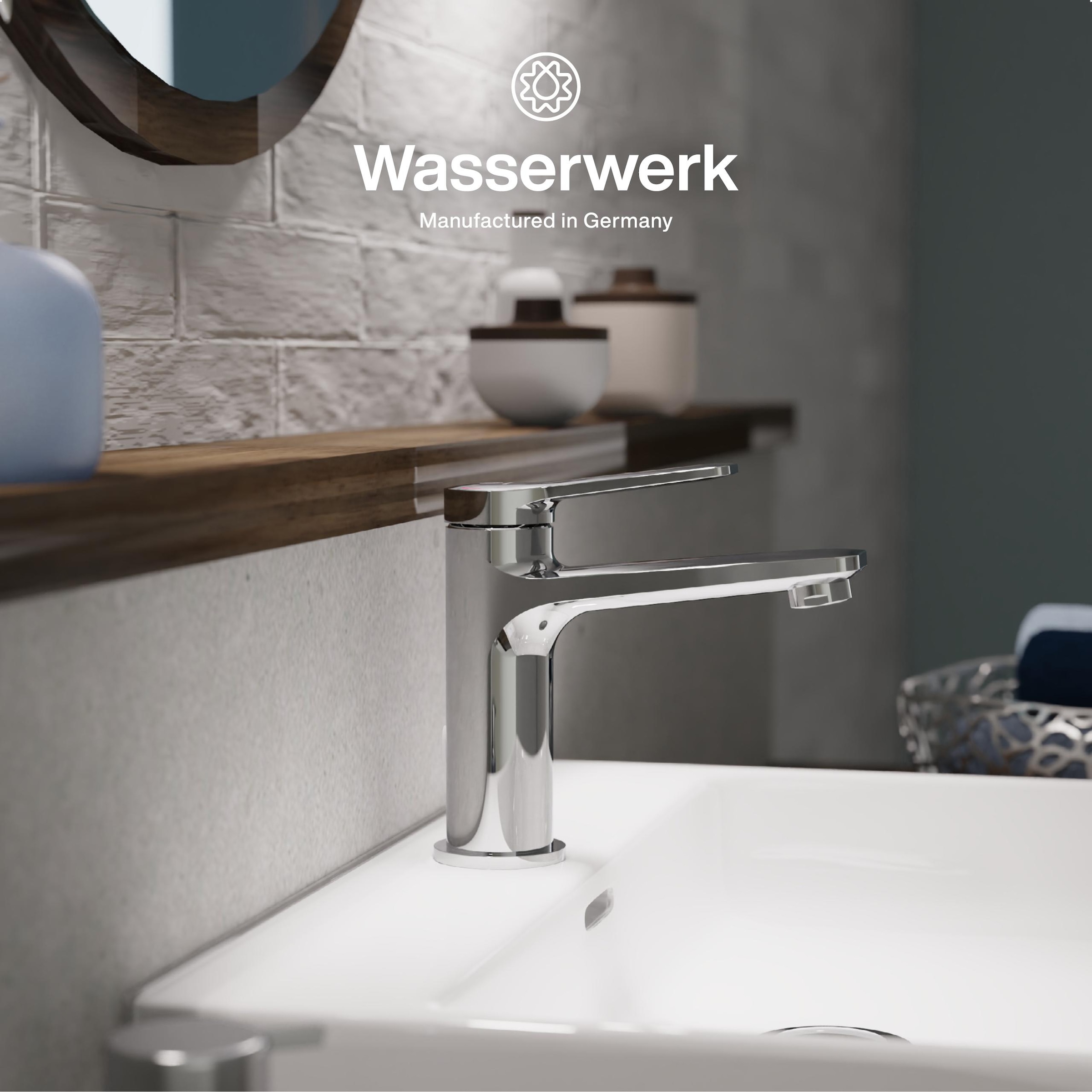 WASSERWERK Waschtischarmatur »WT 12« inkl. Popup, wassersparend