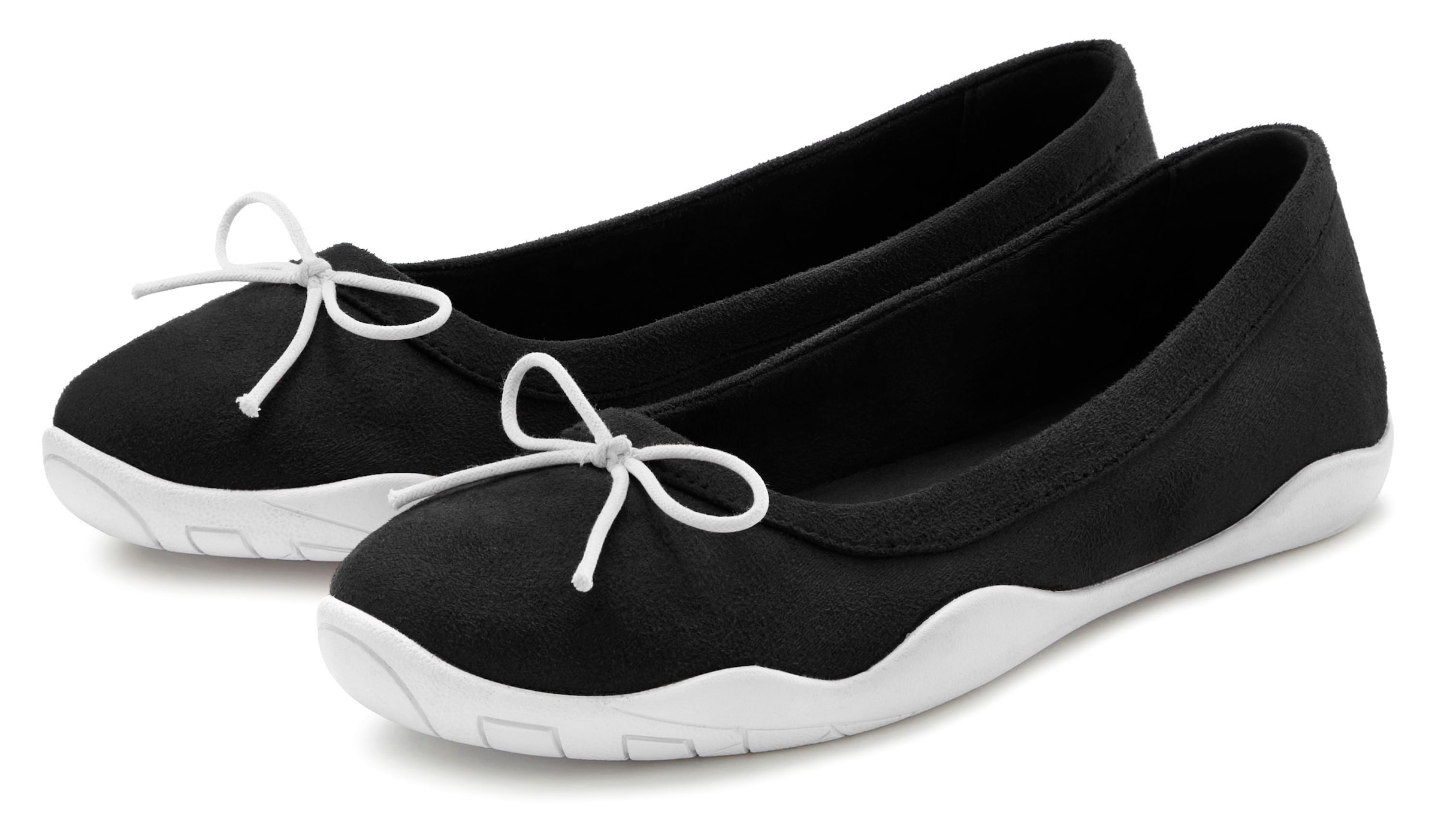 Ballerina »Sneaker,«, leichter Freizeitschuh, Slipper, Halbschuh, flache Sohle VEGAN