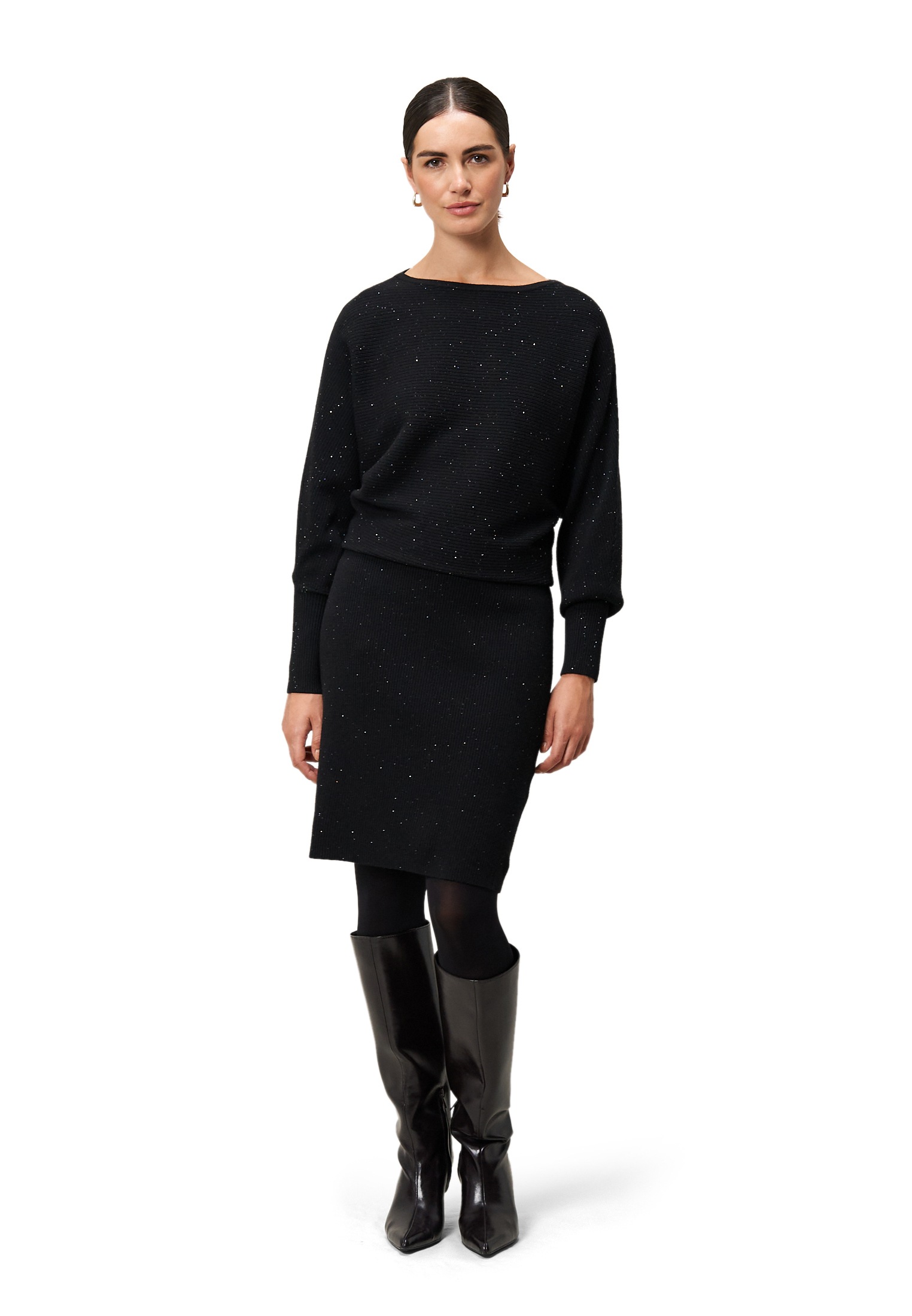 Zero Strickkleid »Strickkleid mit Pailletten«