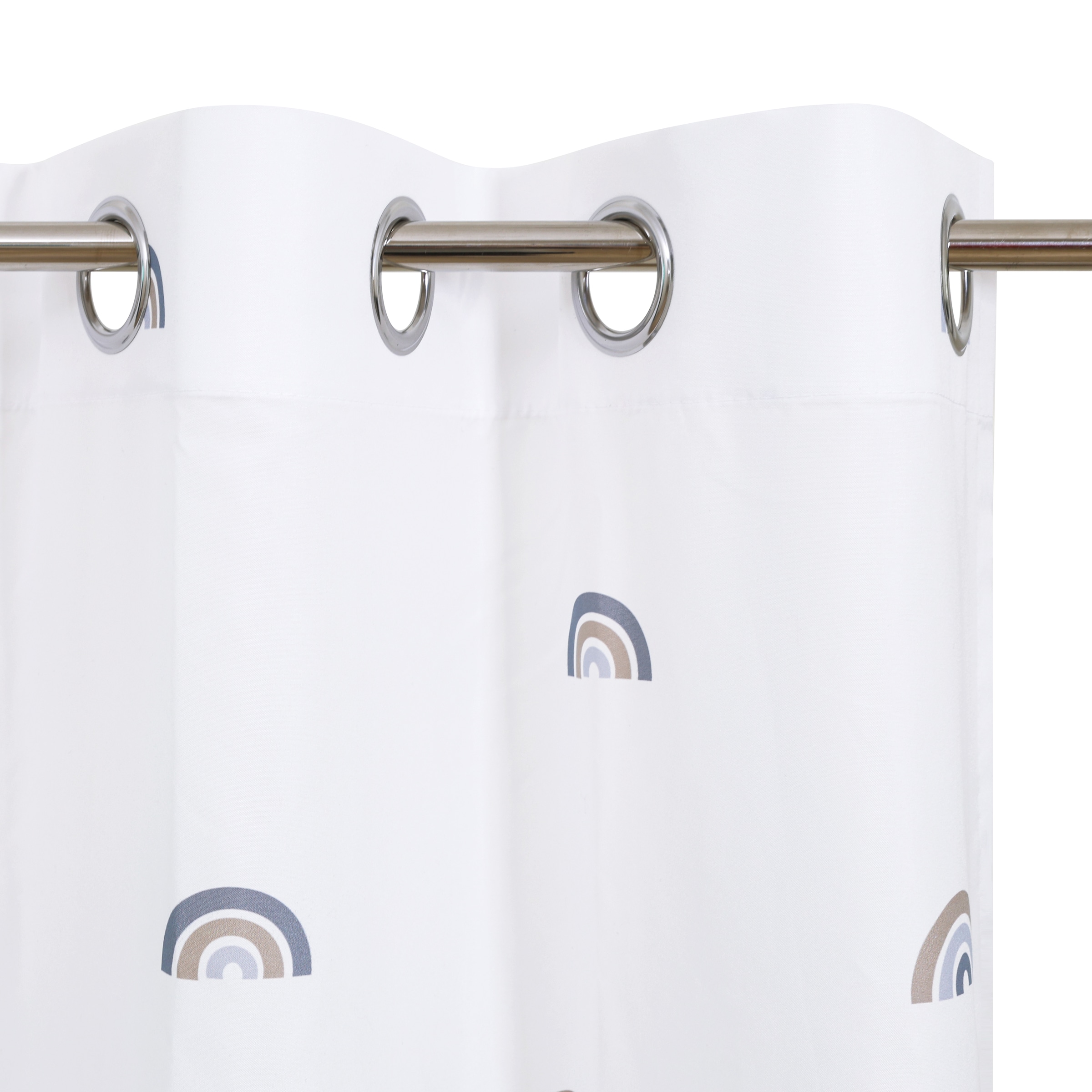 OTTO home Gardine »Elyna« Ösen 1 Stk. tlg. Pflegeleicht, Zartes Regenbogen- Design,