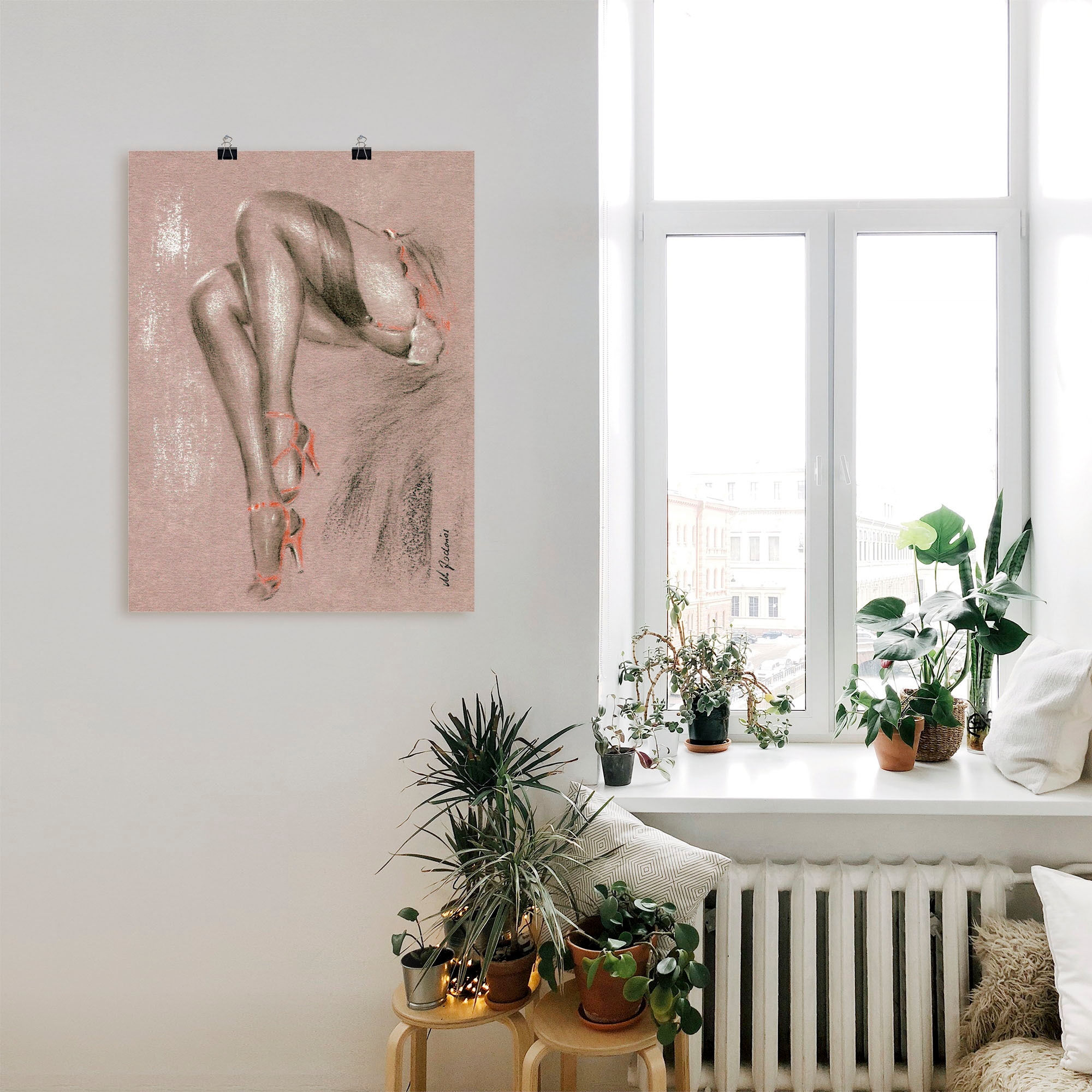 Artland Wandbild »Erotisches in High Heels«, Frau, (1 St.), als Leinwandbild, Poster in verschied. Größen