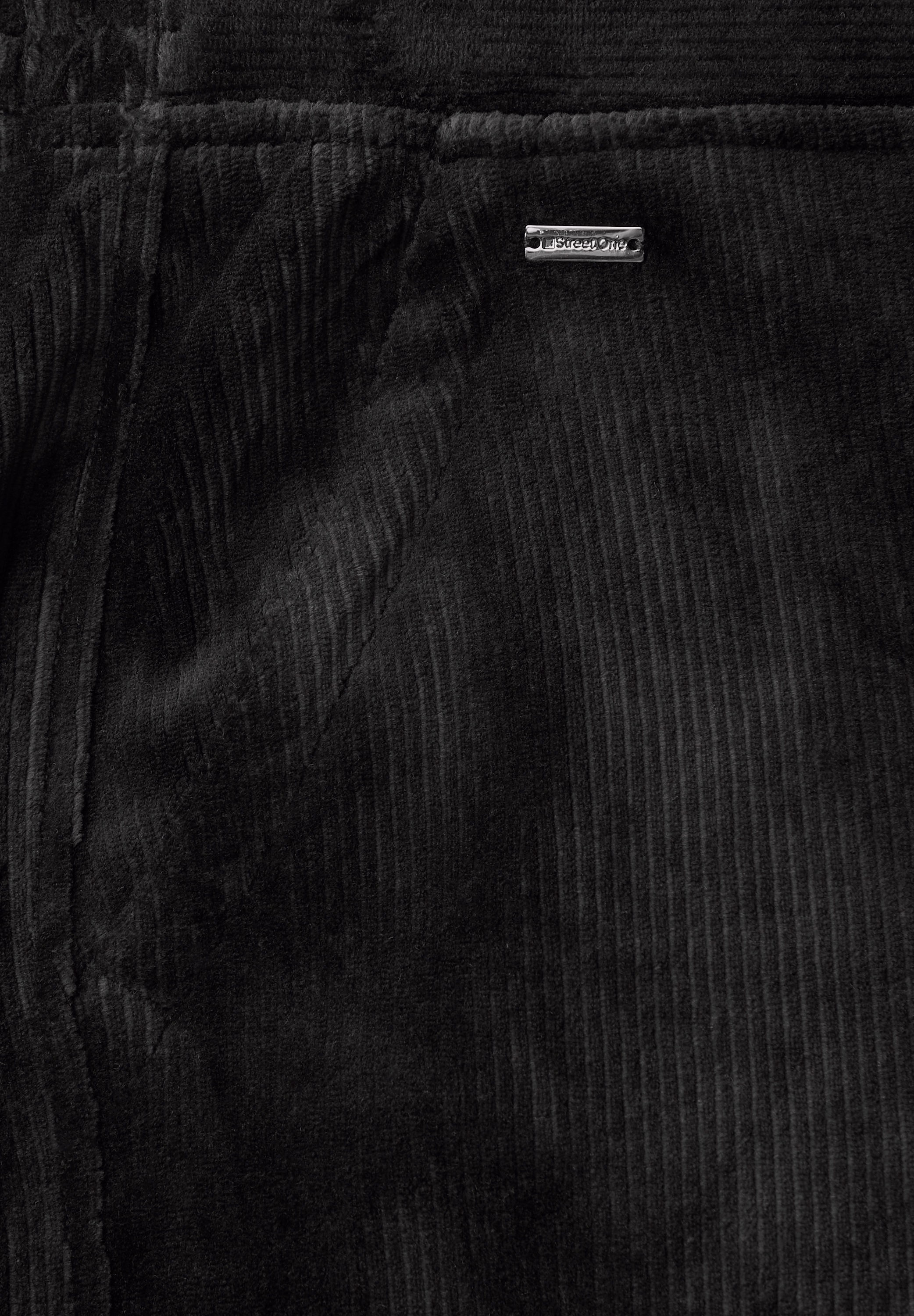 STREET ONE Cordhose  mit Stretch und seitliche Taschen