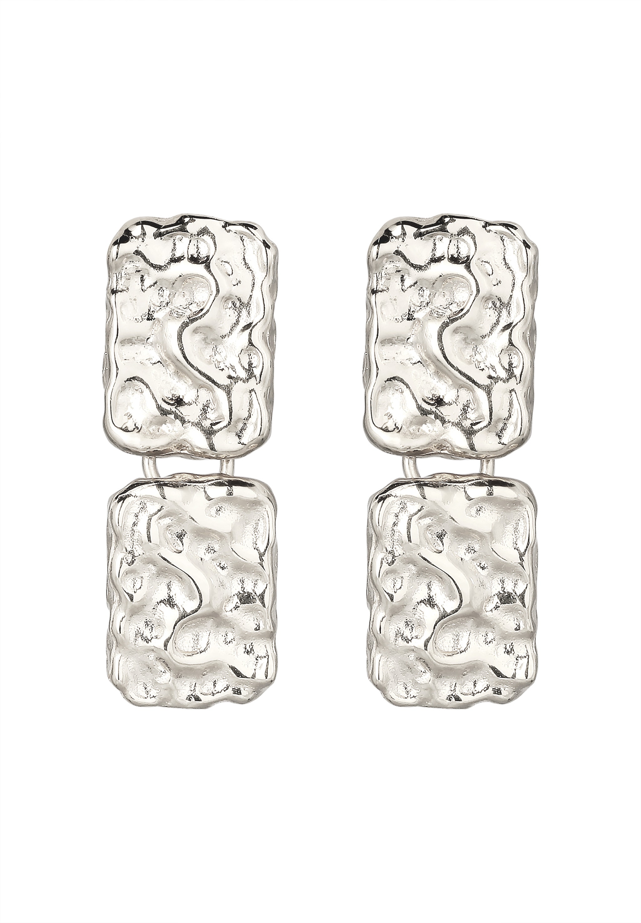 Elli Paar Ohrstecker »Ohrringe Ohrstecker Rechteck 925 Sterling Silber«