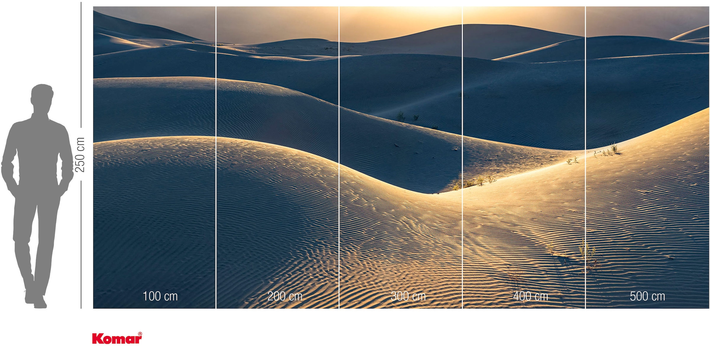 Komar Fototapete »Vlies Fototapete - Body Lines - Größe 500 x 250 cm« Motiv | bedruckt glatt