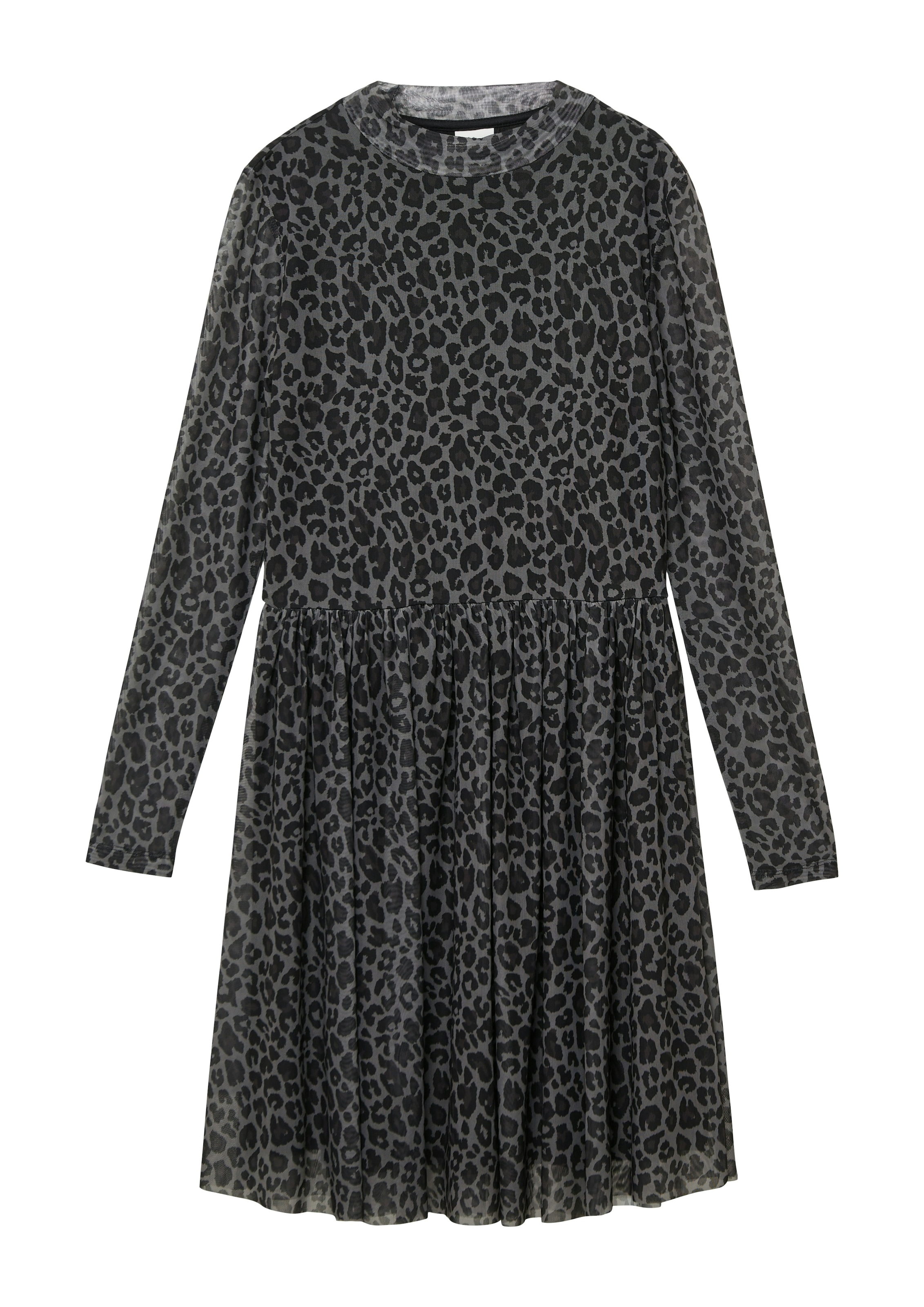 s.Oliver Junior Meshkleid Ohne Taschen mit blickdichtem Futter und All-Over-Print, für Girls