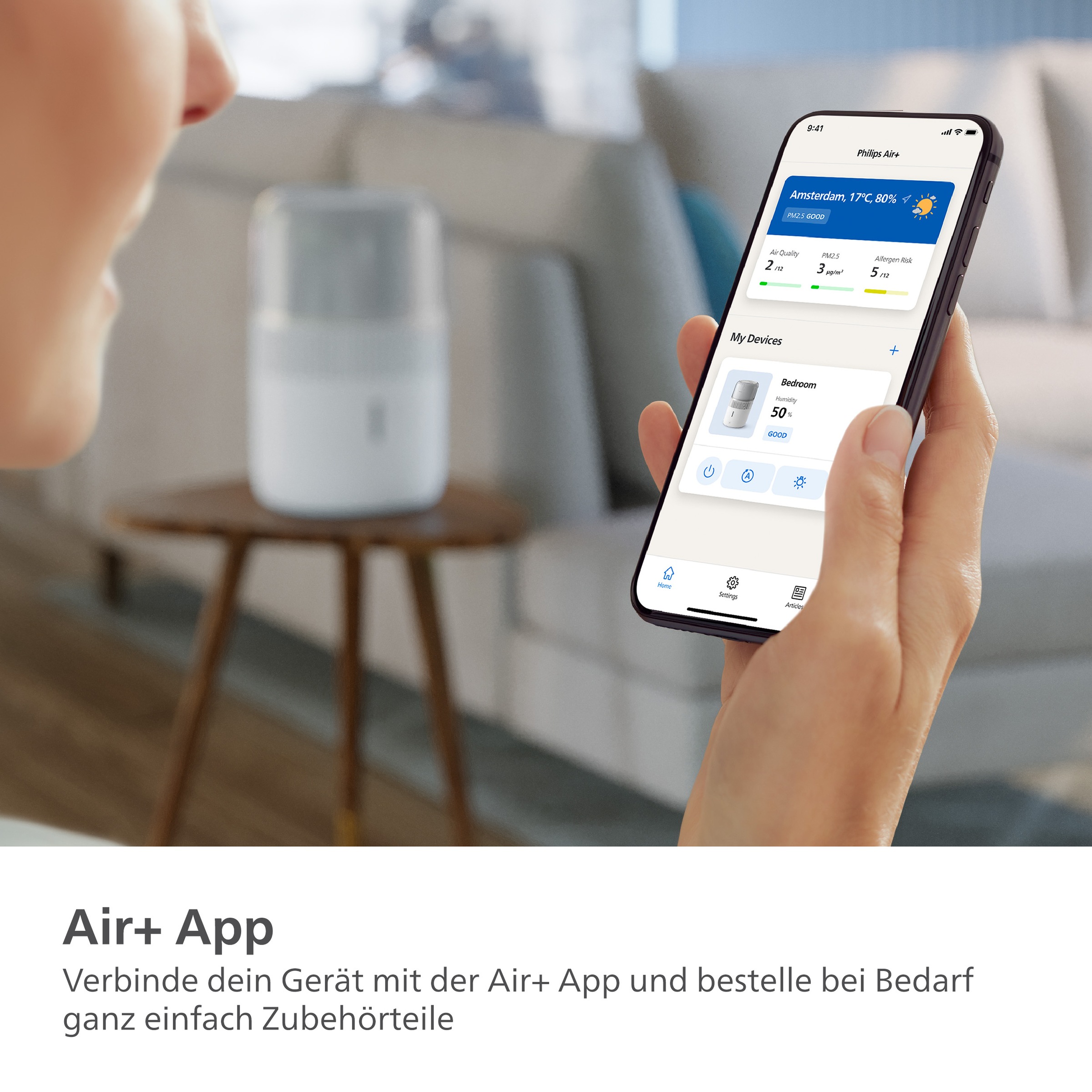 Philips Geruchsfilter »FY5100/00 kompatibel mit Philips Climate Care Produkten«, Bis zu 24 Monate verwendbar