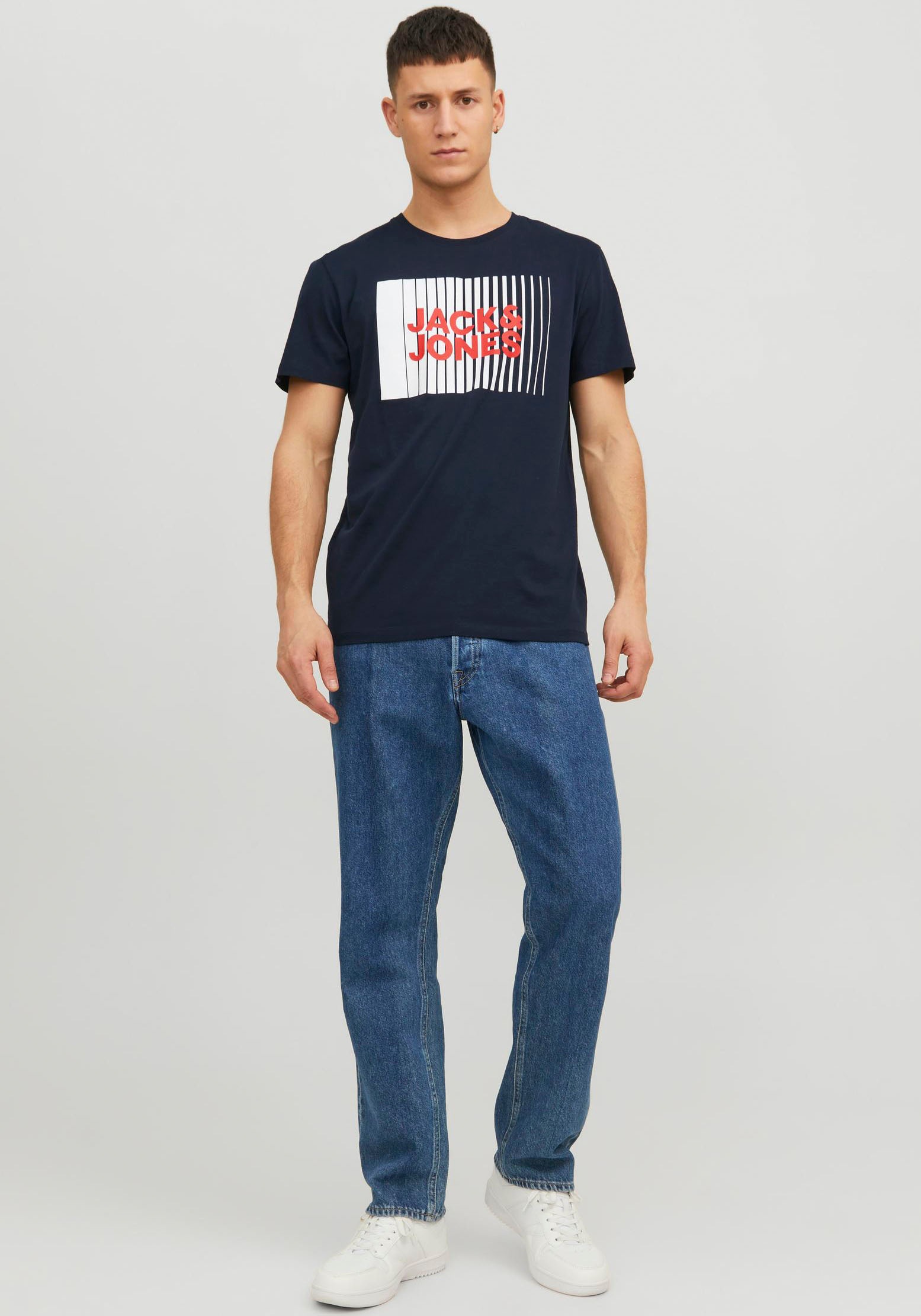 Jack & Jones Rundhalsshirt »JJECORP LOGO TEE PLAY SS O-NECK NOOS«