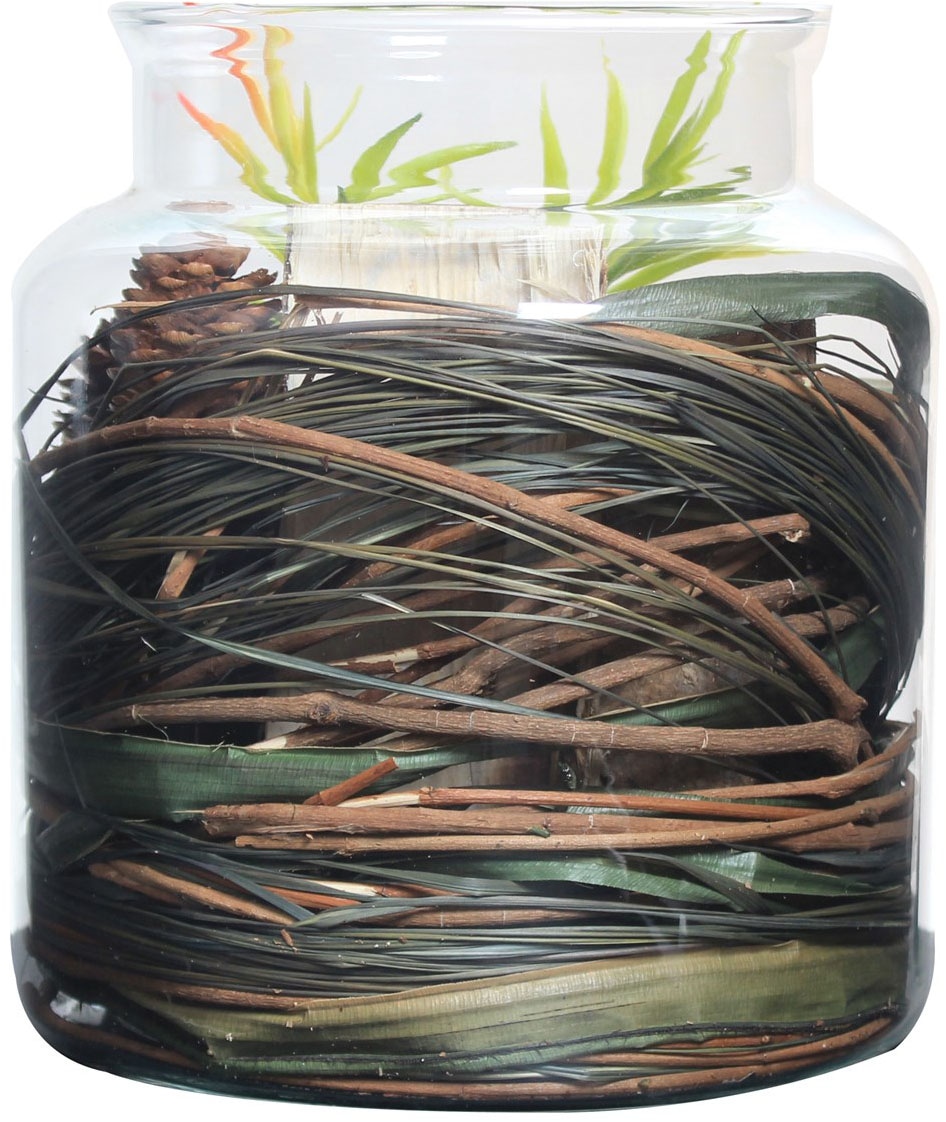 Kayoom Deko-Glas »Dekoglas Flora 810 Natural« dekorativ, modern, vielseitig kombinierbar