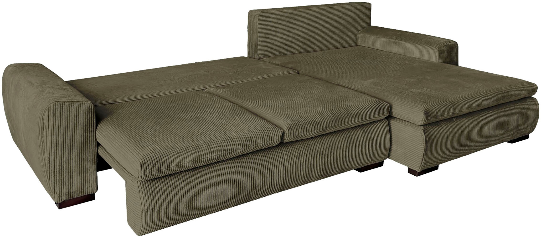 Home affaire Ecksofa »Cara Mia L-Form, B: 325 cm, XXL-Sofa mit 4 Zierkissen« mit Schlaffunktion & Bettkasten, Liegefl. 145x270 cm