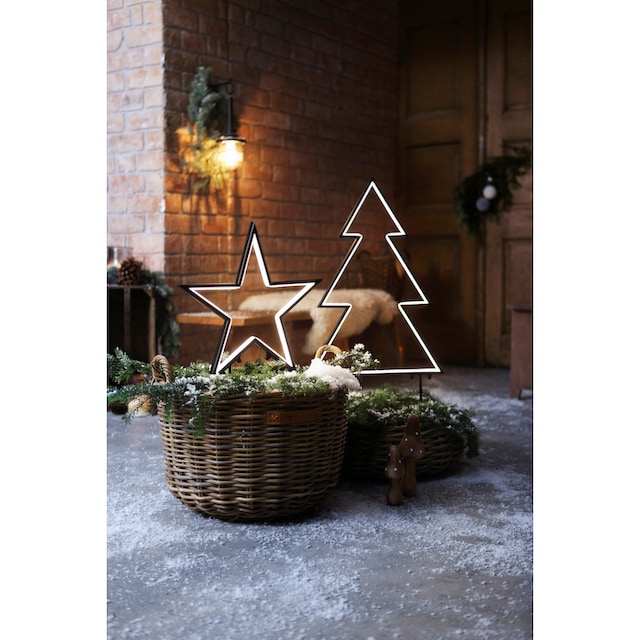 BONETTI LED Stern »Weihnachtsstern«, 180 flammig-flammig, aus Kunststoff  und Metall, Weihnachtsdeko aussen online bei OTTO