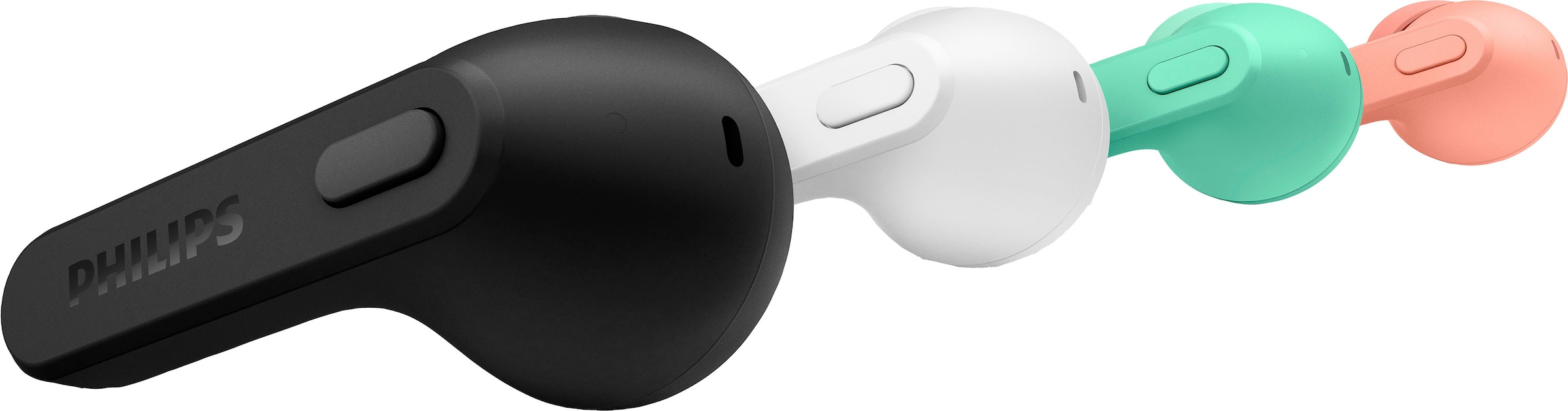 Philips wireless In-Ear-Kopfhörer »TAT2206«, Bluetooth-A2DP Bluetooth-AVRCP Bluetooth-HSP, True Wireless-Multi-Point-Verbindung-Rauschunterdrückung-integrierte Steuerung für Anrufe und Musik