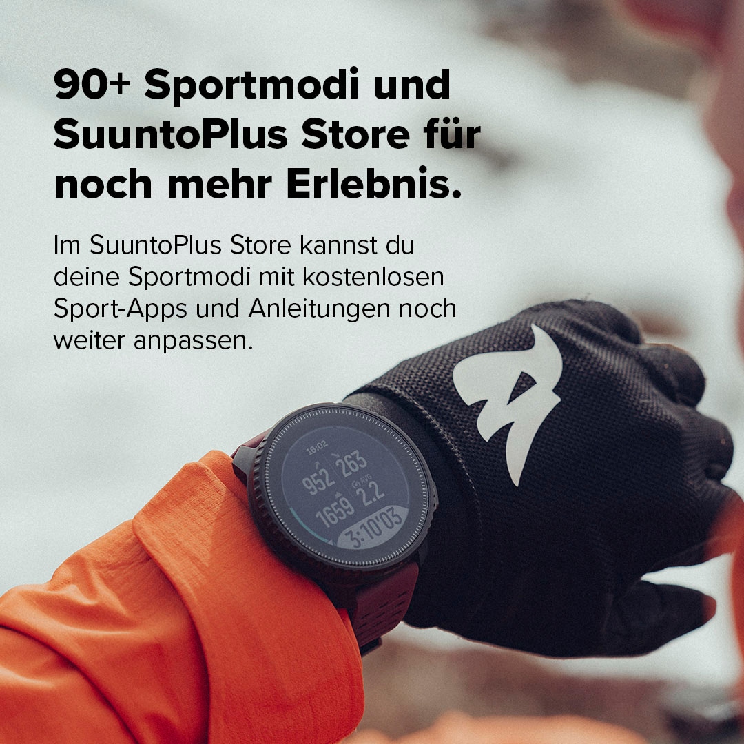 Suunto Smartwatch »Vertical GPS Watch Titanium« ( / 1,4 ″)