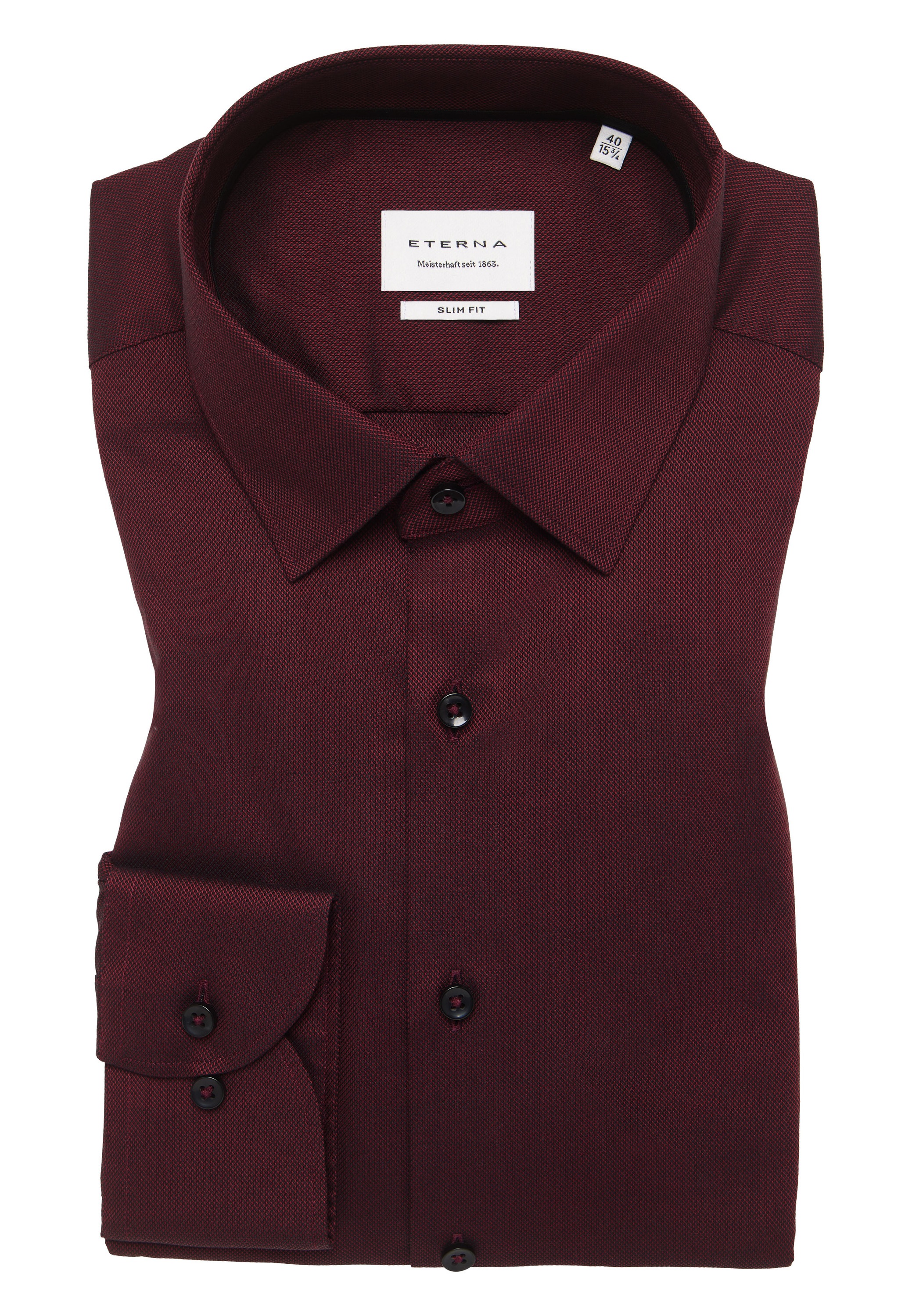 Eterna Langarmhemd »SLIM FIT«, NON IRON (bügelfrei)