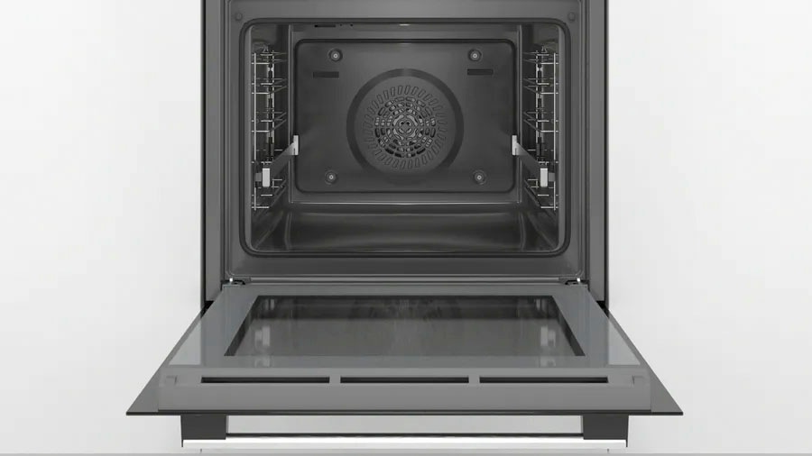 BOSCH Einbaubackofen Serie 6 »HRG5180S0«, mit 1-fach-Teleskopauszug, Hydrolyse
