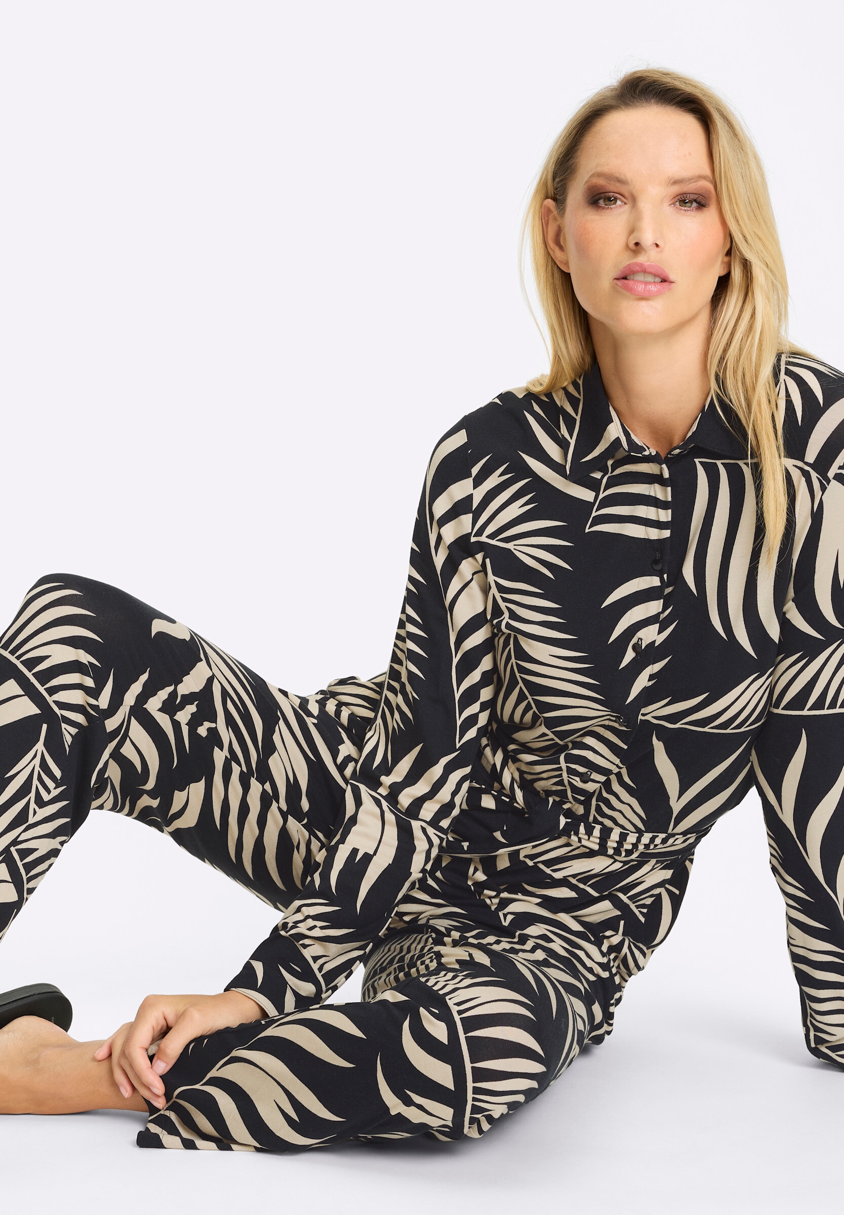heine Jumpsuit »Jersey-Overall Jumpsuit mit Allover-Druck«
