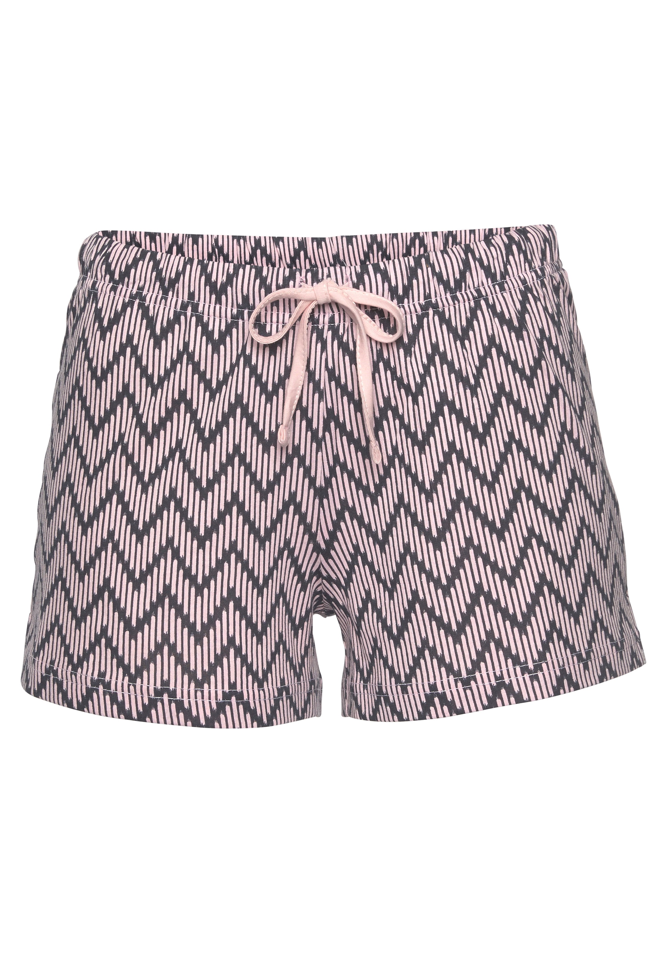 Vivance Dreams Shorty, (2 tlg., 1 Stück), mit gemusterter Schlafshorts  kaufen online bei OTTO