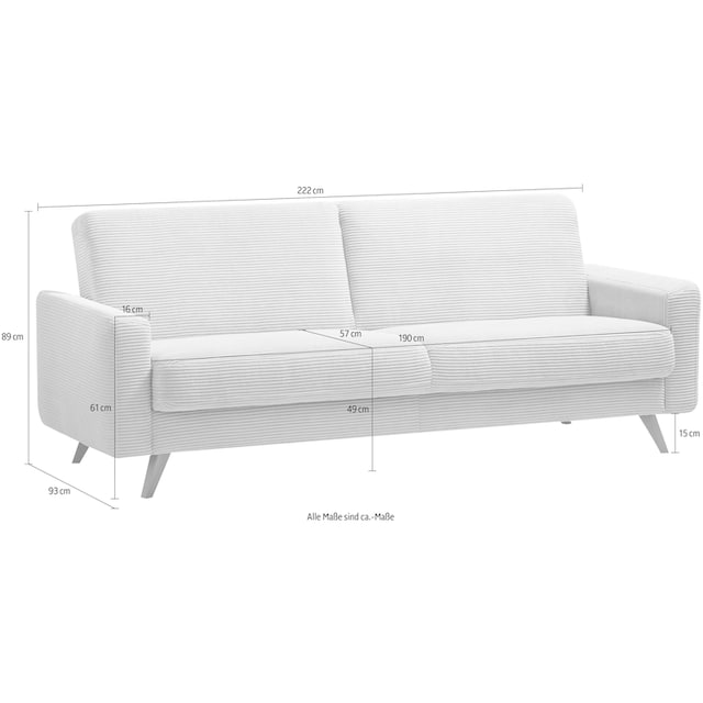 exxpo - sofa fashion 3-Sitzer »Samso«, Inklusive Bettfunktion und  Bettkasten im OTTO Online Shop