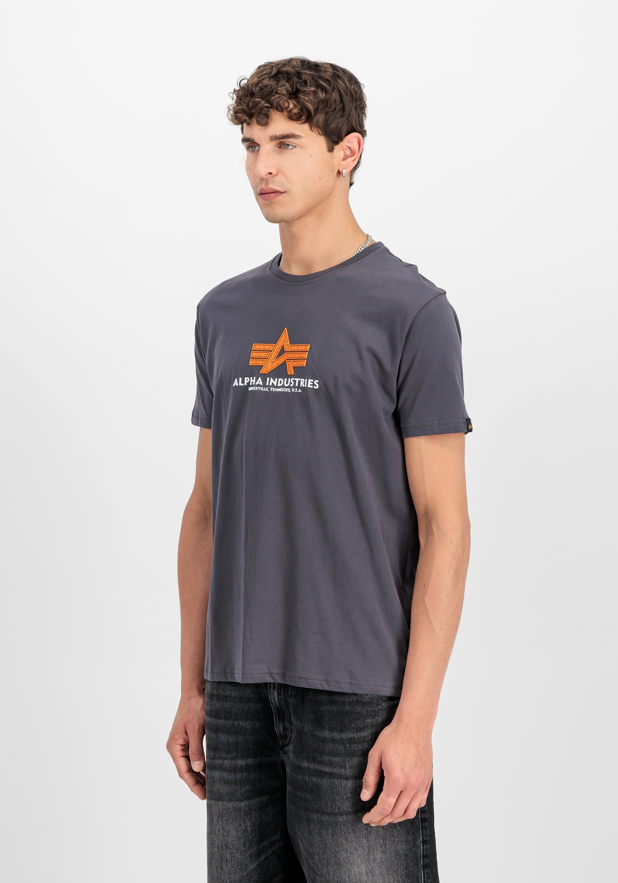 Alpha Industries T-Shirt »Alpha Industries Men - T-Shirts Basic T-Shirt BL Rubber«