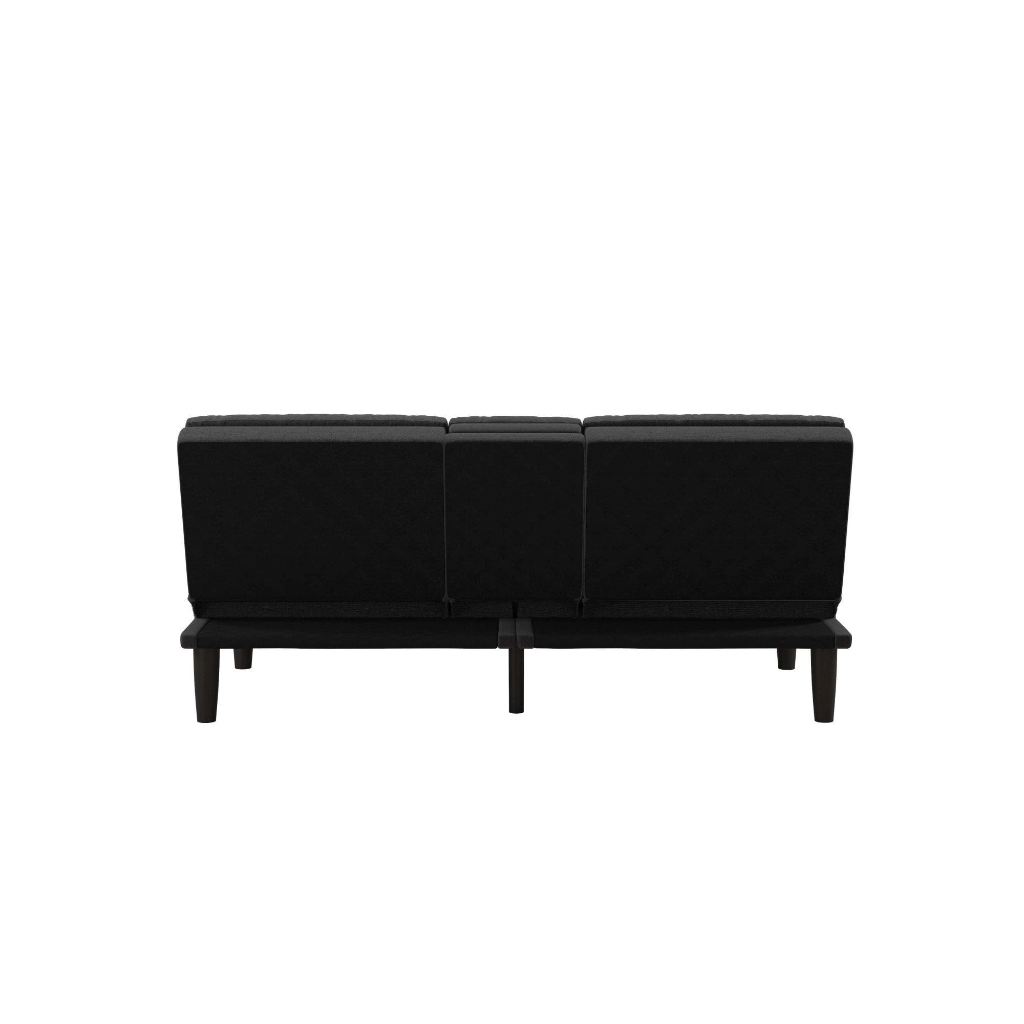 Dorel Home Schlafsofa »MAINE, Kinosofa mit Relax- und Bettfunktion, 2 Getränkehalter,«, Liegefläche 190 x 110 cm, Webstoff und Kunstleder