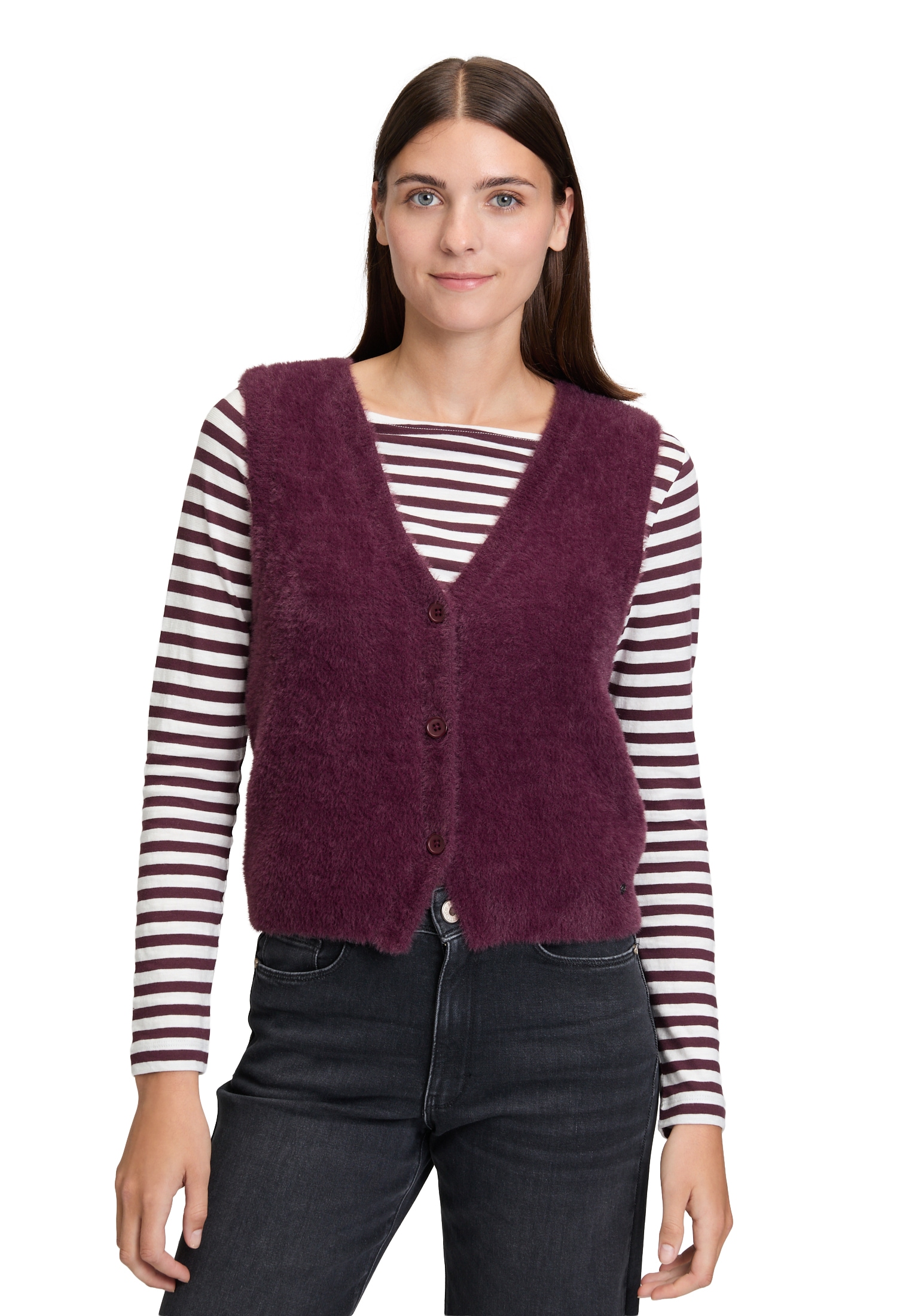 Betty&Co Cardigan »Strick-Cardigan mit Knopfleiste«