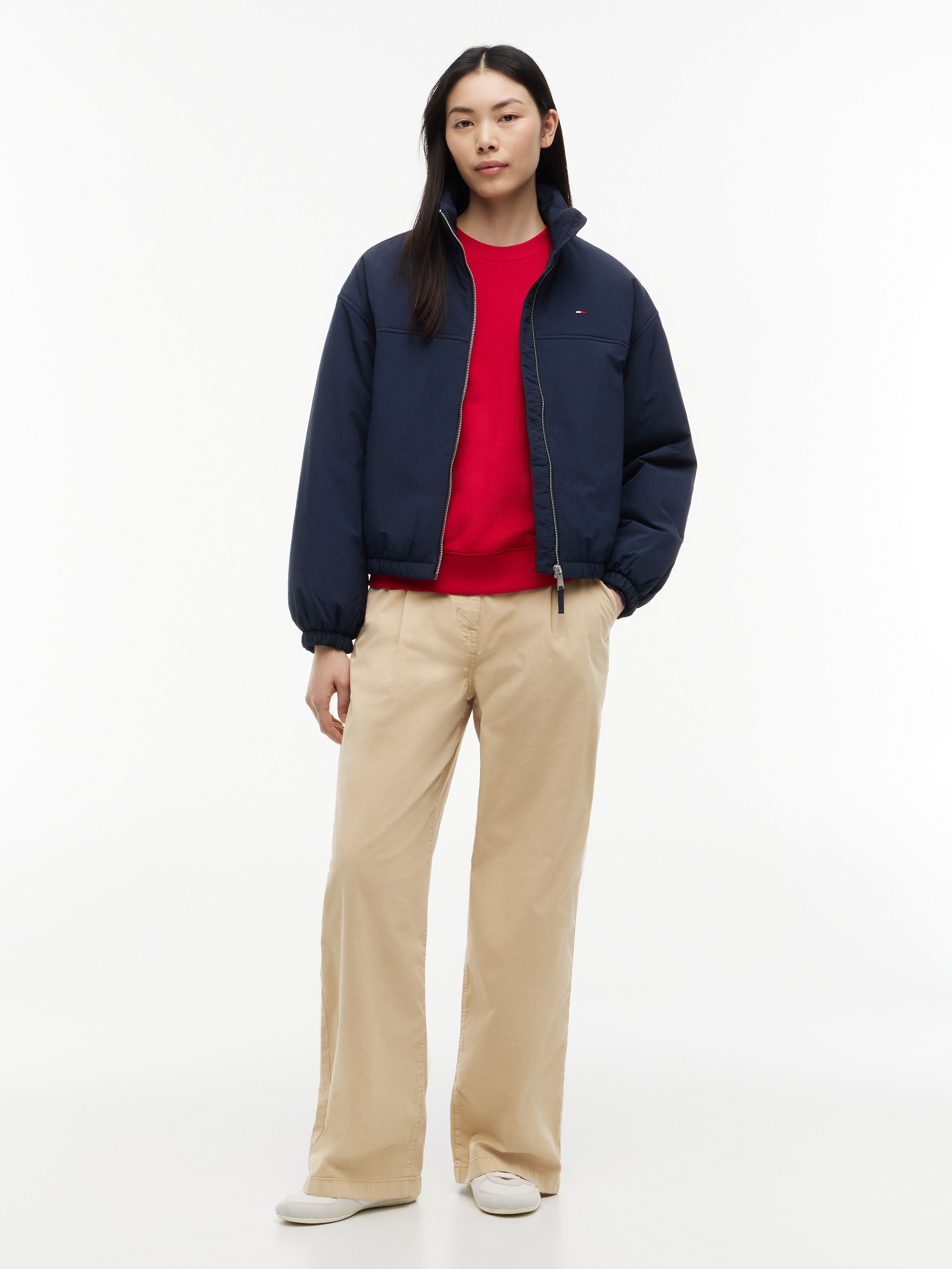 Tommy Jeans Blouson »TJW PADDED HIGH NECK JACKET« Kunstfaser