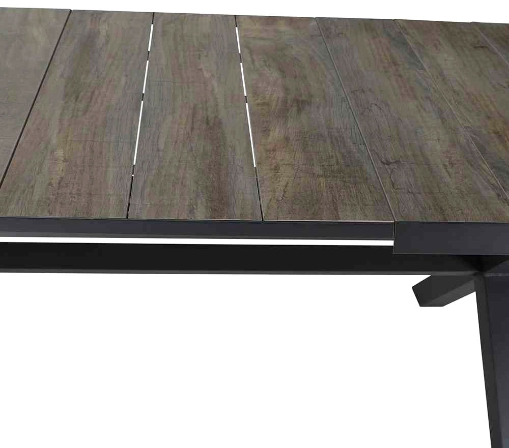 Siena Garden Garten-Essgruppe »Corido«, (7 tlg., 6 Sessel: 72x61x109 cm, Tisch Sincro: 200/260x100x77 cm,inkl. Auflagen), Aluminium, verstellbar, ausziehbar, geeignet für 6 bis 8 Personen