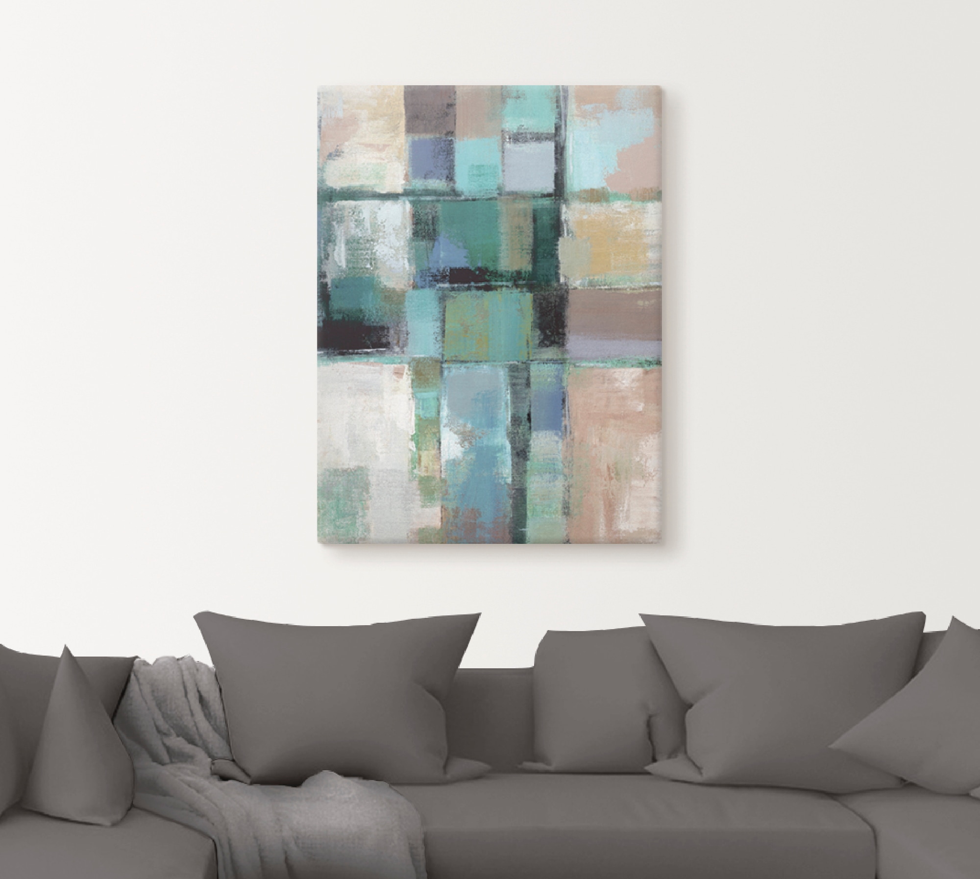 Artland Leinwandbild »Inselfarben II« Muster 1 Stk. tlg. auf Holzrahmen gespannt