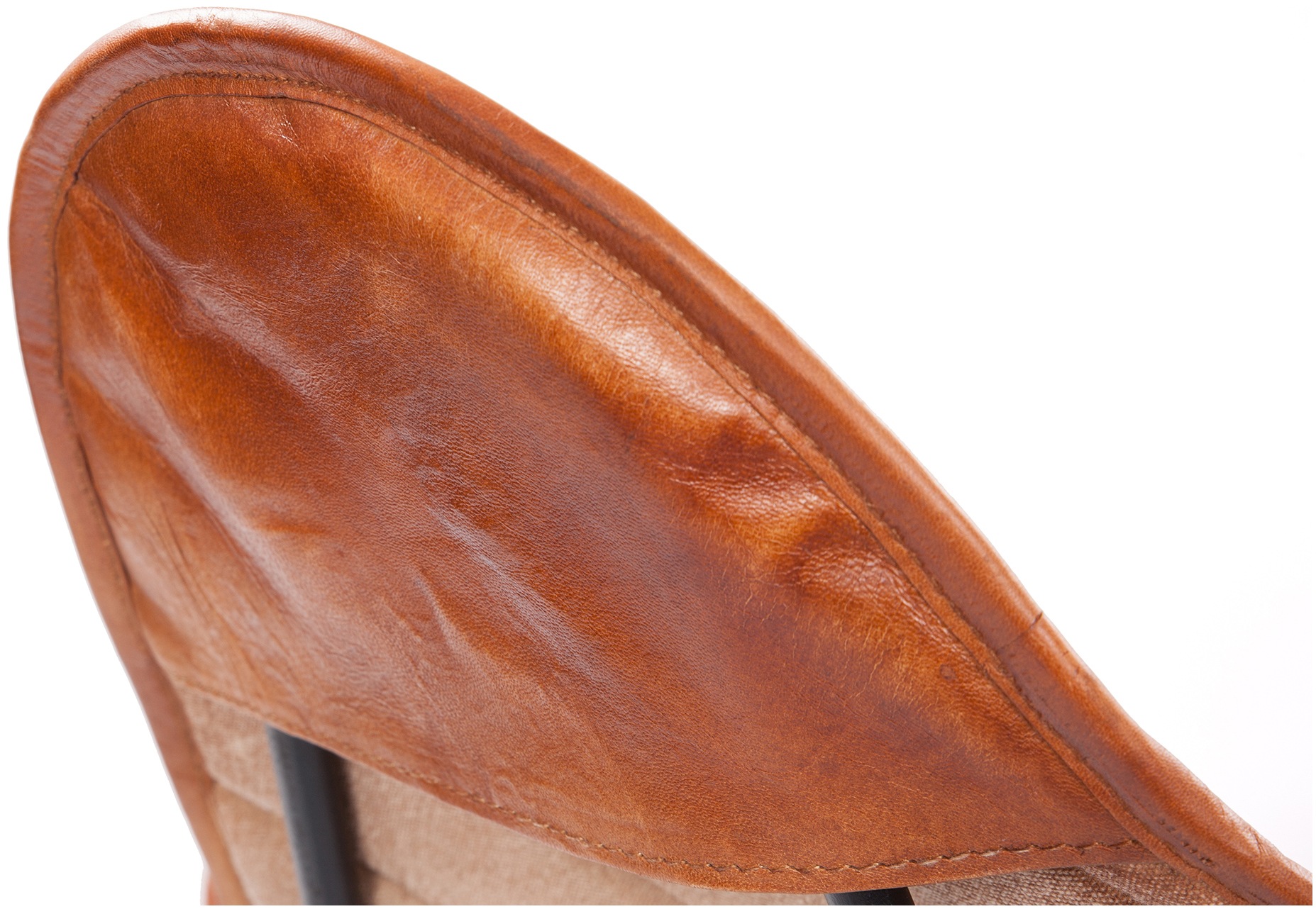 Kayoom 4-Fußstuhl »Schmetterling Stuhl Santiago, Schmetterlingsstuhl aus Leder«, 1 St., pflegeleicht, hochwertig, hochwertig verarbeitet, hoher Sitzkomfort