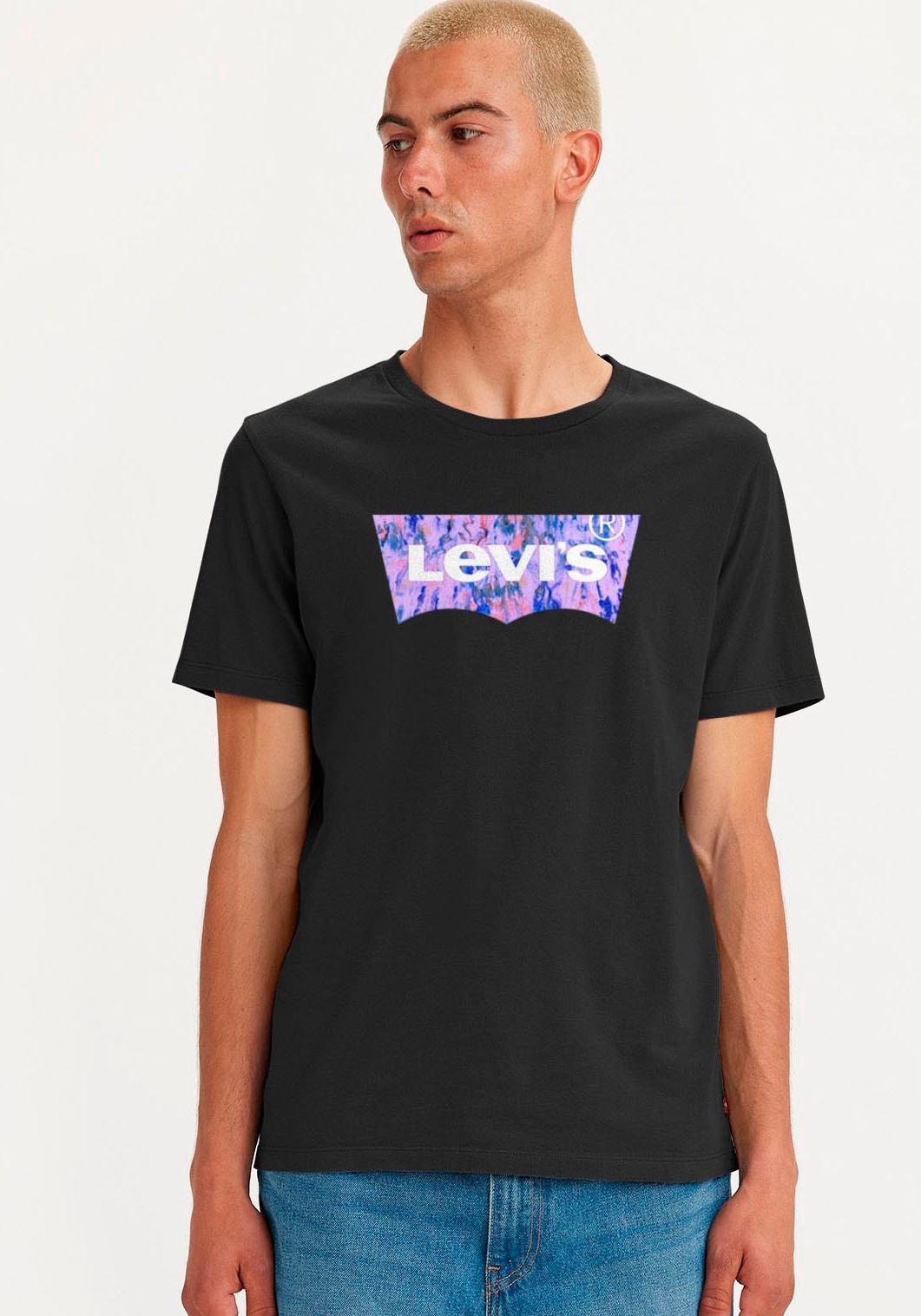 Levi\'s® T-Shirt »CREWNECK TEE«, Logo-Front-Print mit OTTO bei online shoppen