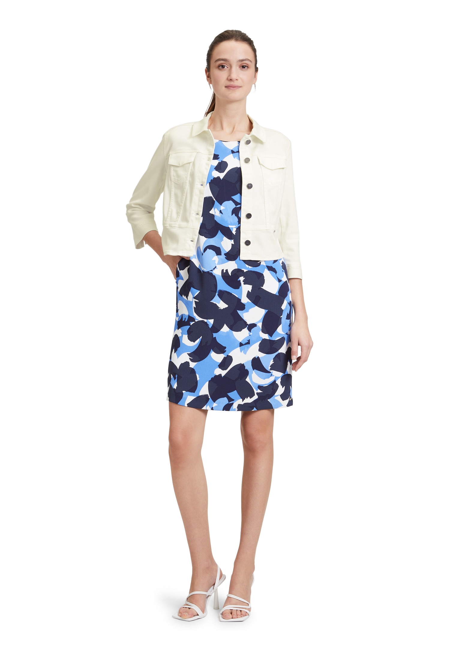 Betty&Co Jeansblazer »Jeansjacke mit Taschen«