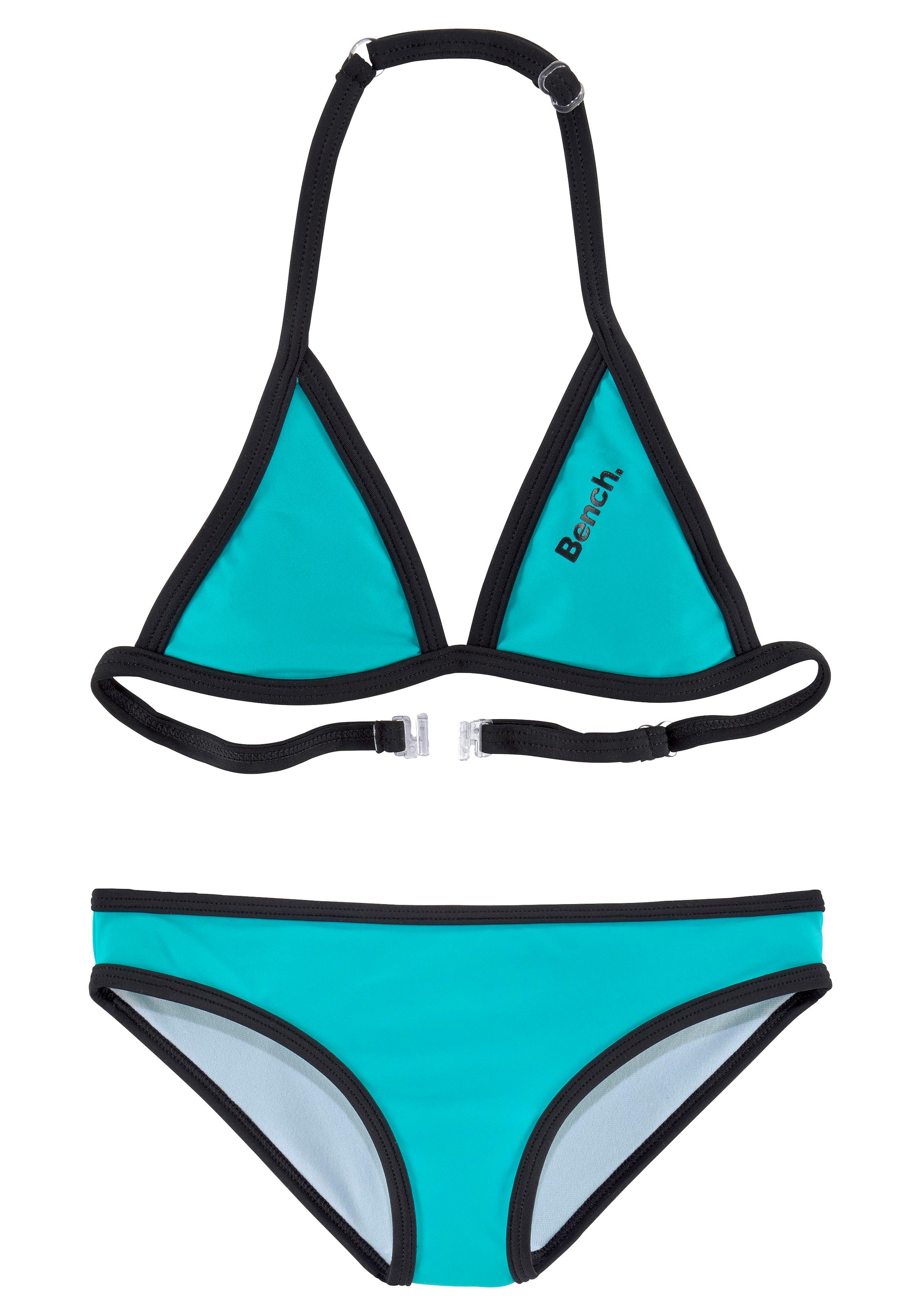 Bench. Triangel-Bikini, mit Logoprint an Top und Hose kaufen bei OTTO | Bustier-Bikinis