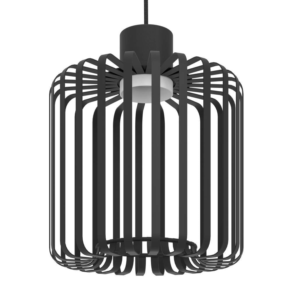 EGLO Hängeleuchte »GINESTRONE-Z Hängelampe schwarz, ZigBee 3.0, Timer, Pendelleuchte,«, 3 flammig, Leuchtmittel LED-Modul | LED fest integriert, App/Sprachsteuerung Alexa, 90x20x110cm, exkl. Fernbedienung, 3-flammig