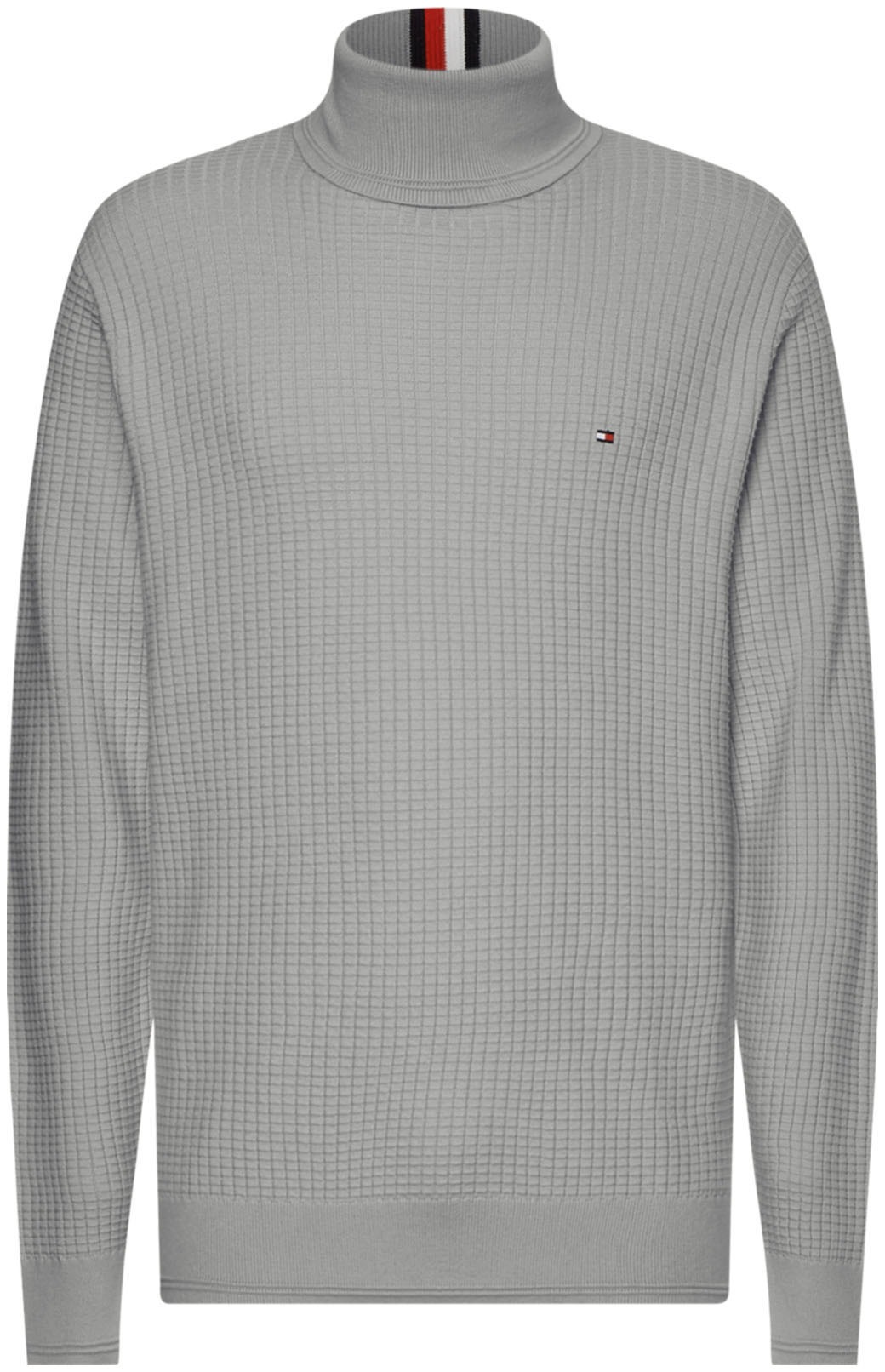 Tommy Hilfiger Rollkragenpullover »GRID STRUCTURE ROLL NECK«