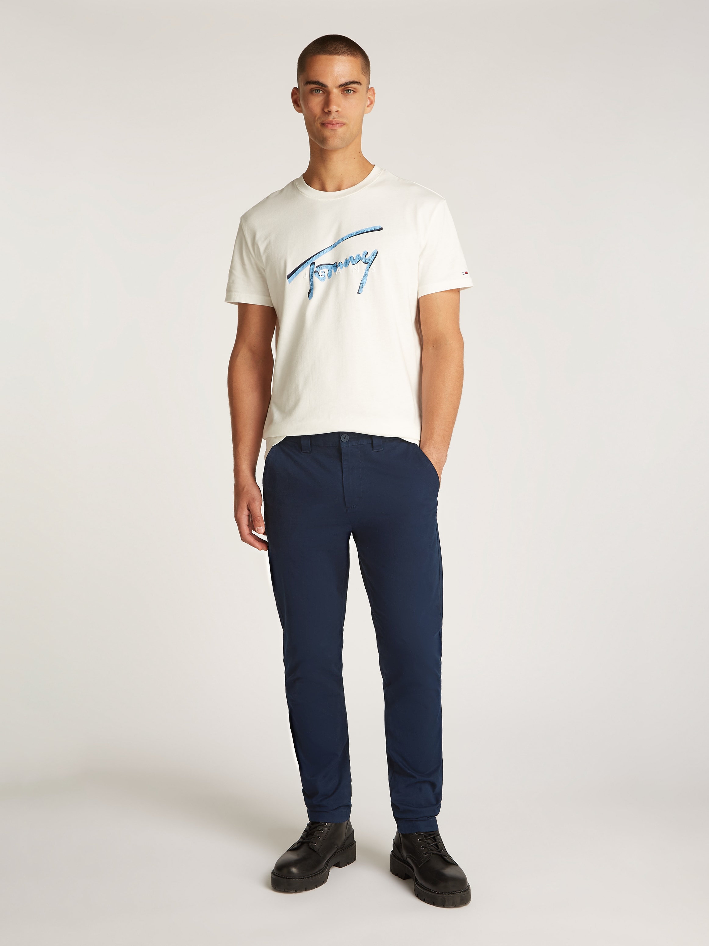 Tommy Jeans Chinohose »TJM AUSTIN CHINO«, in Unifarbe